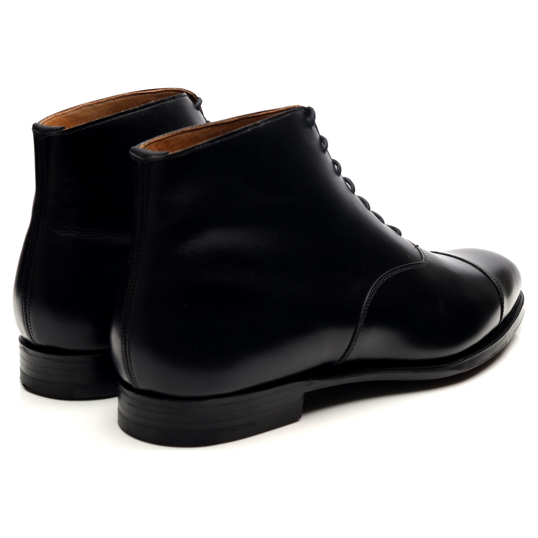 George Cleverley William boots cuir noir UK 9