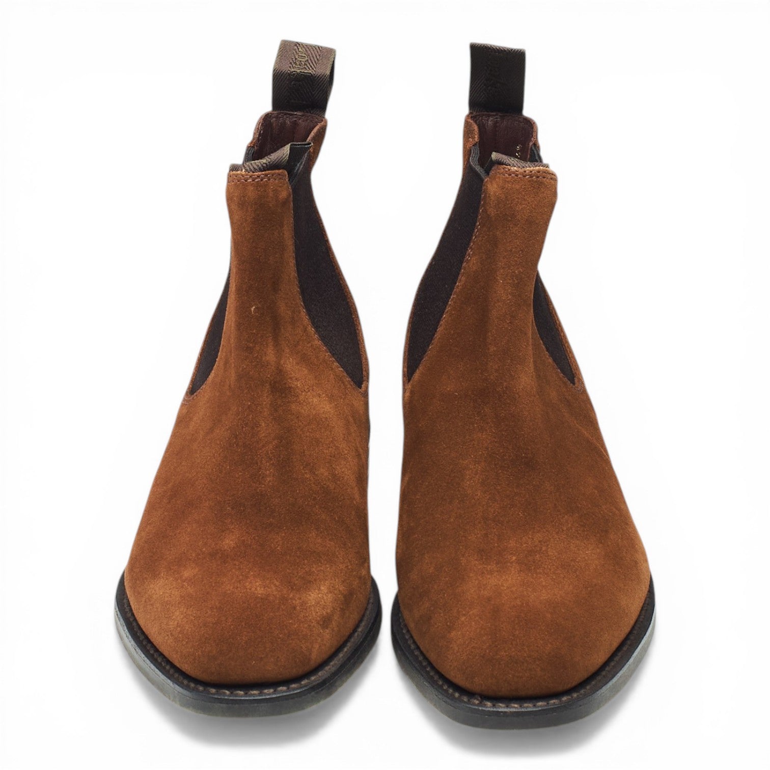 Loake Chatterley boots chelsea suède marron femme UK 4.5