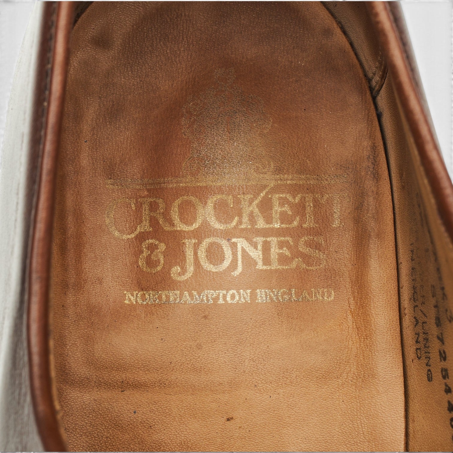 Crockett & Jones Lanark 3 derby cuir marron pointure UK 9.5