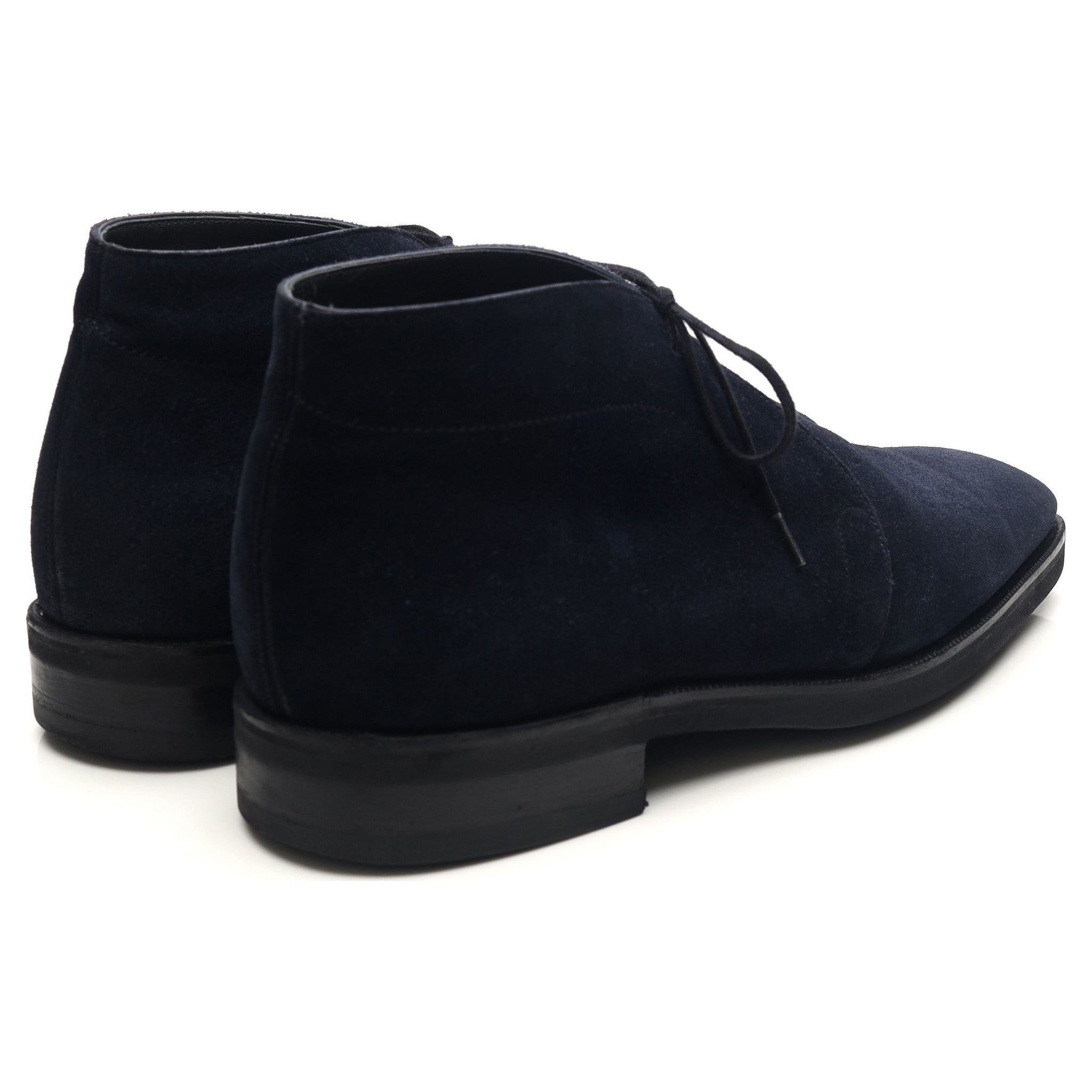 Norman Vilalta boots chukka suède bleu UK 8.5