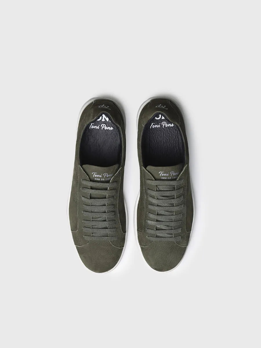 Toni Pons Dalmau basket homme nubuck kaki 3,5 cm