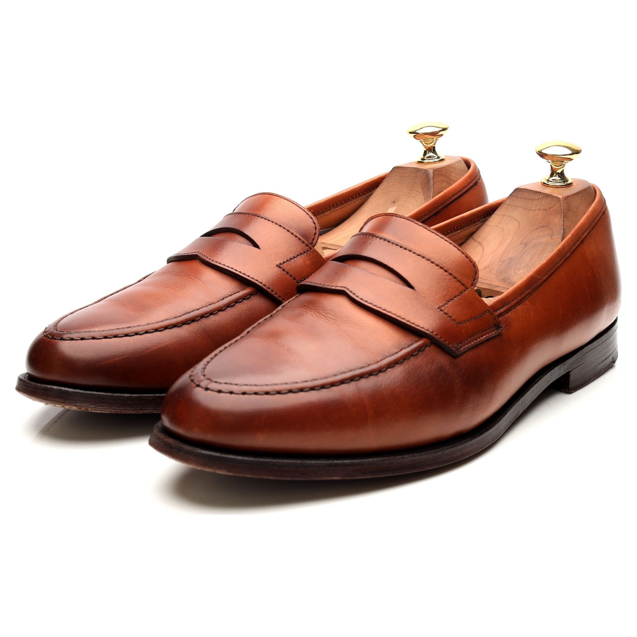 Shipton & Heneage Wilton mocassins cuir marron UK 9