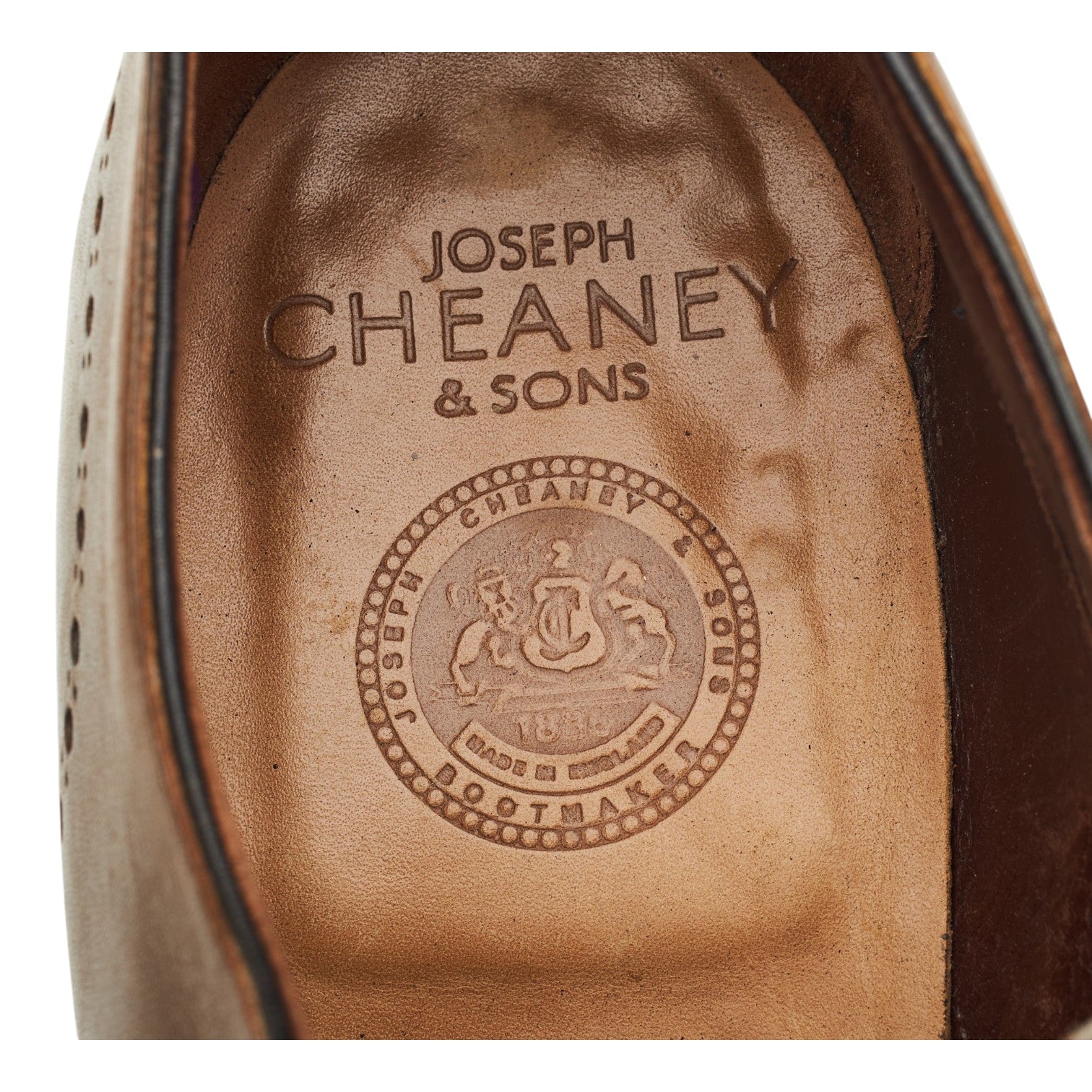 Cheaney Rushden richelieu brogue marron UK 10.5
