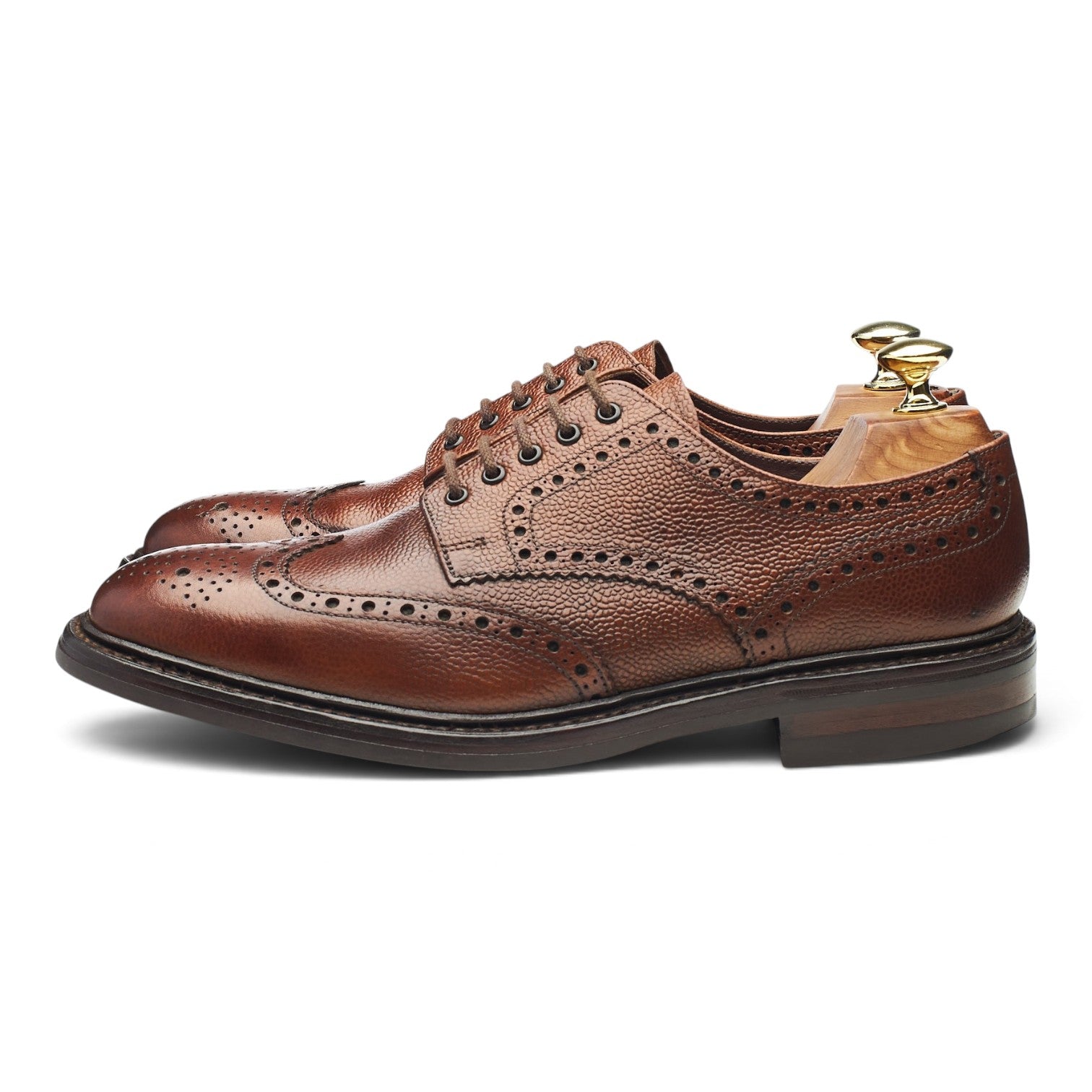 Loake Badminton 2 derby brogues marron 7 cuir
