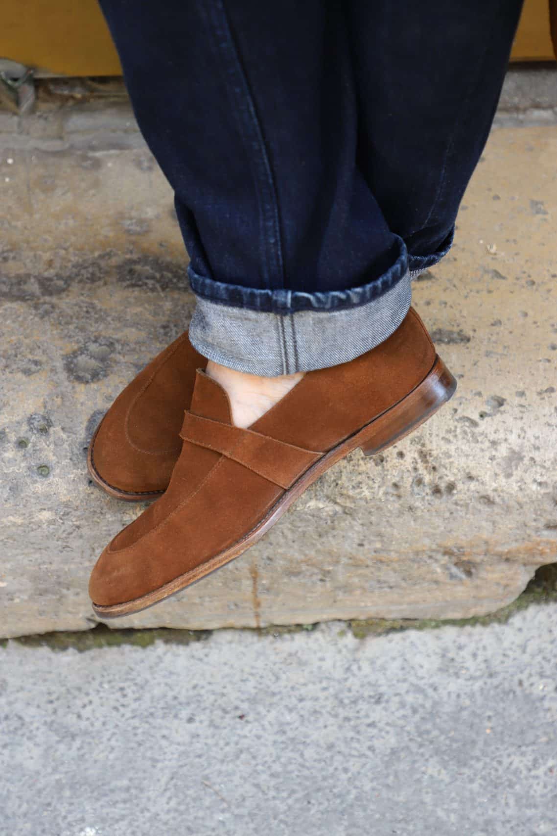 Malfroid Villalys Superleggera mocassins suède boucle