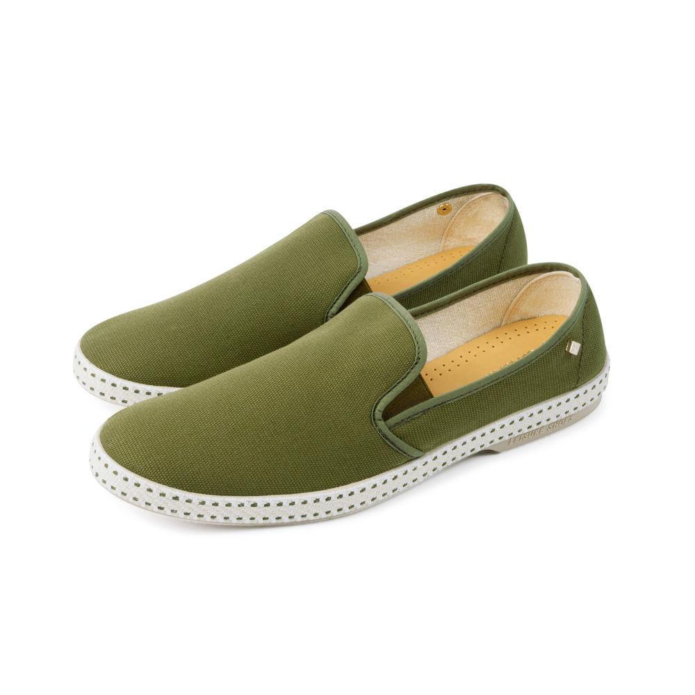 Rivieras Classic Toile espadrilles kaki coton