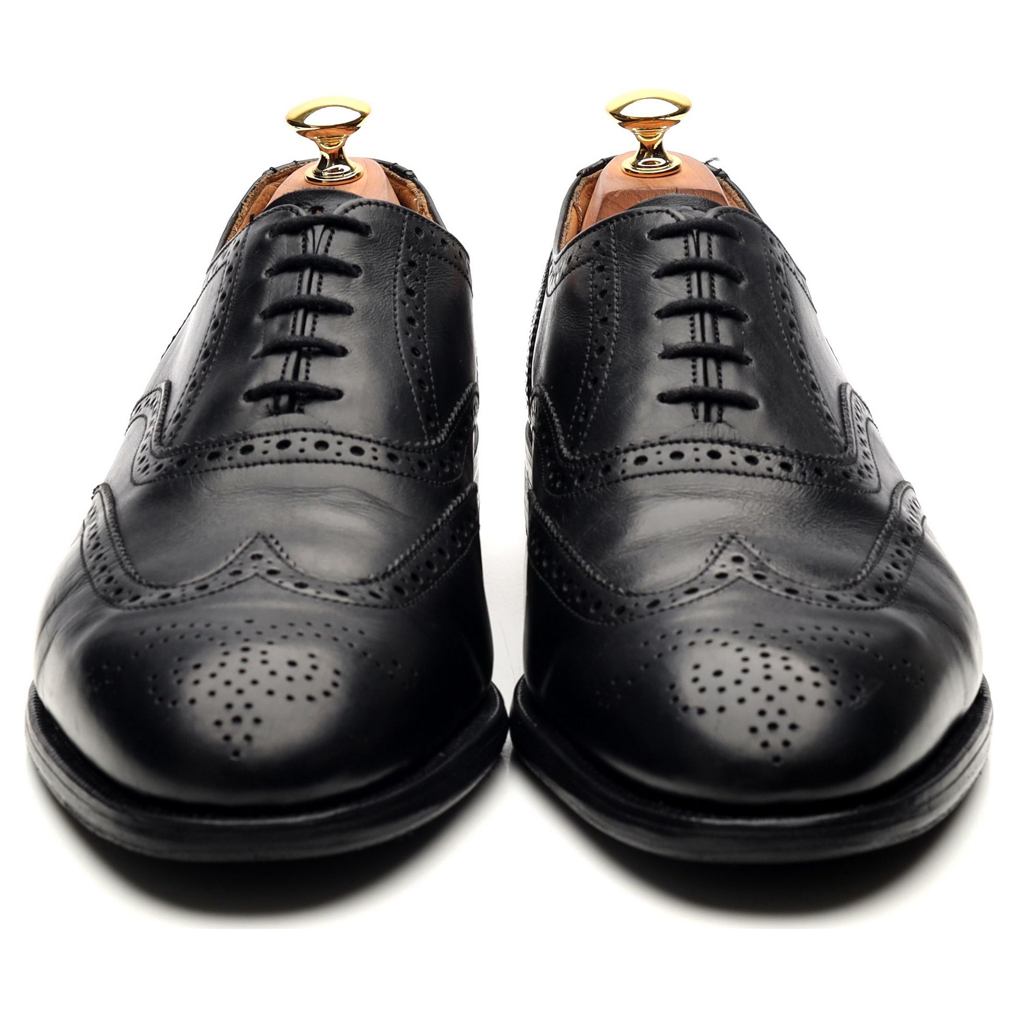Tricker’s brogues cuir noir pointure UK 10