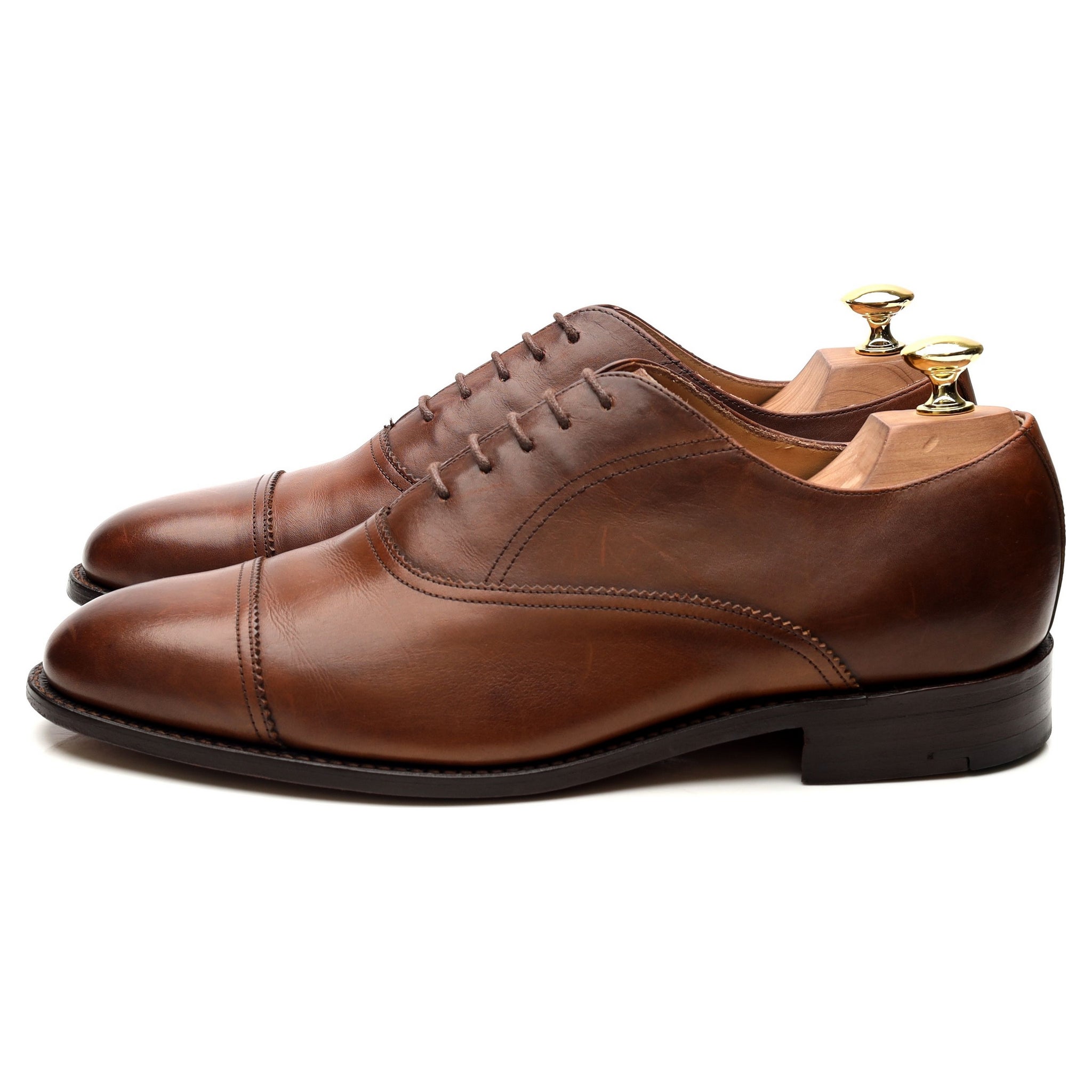 Barker Nevis richelieu cuir marron pointure 8 large