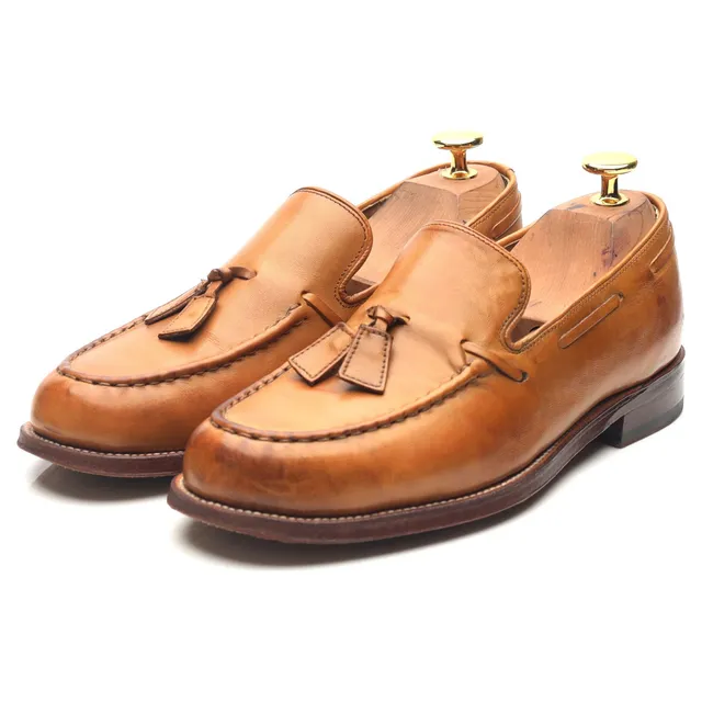 Grenson mocassins cuir marron tan UK 6 femme