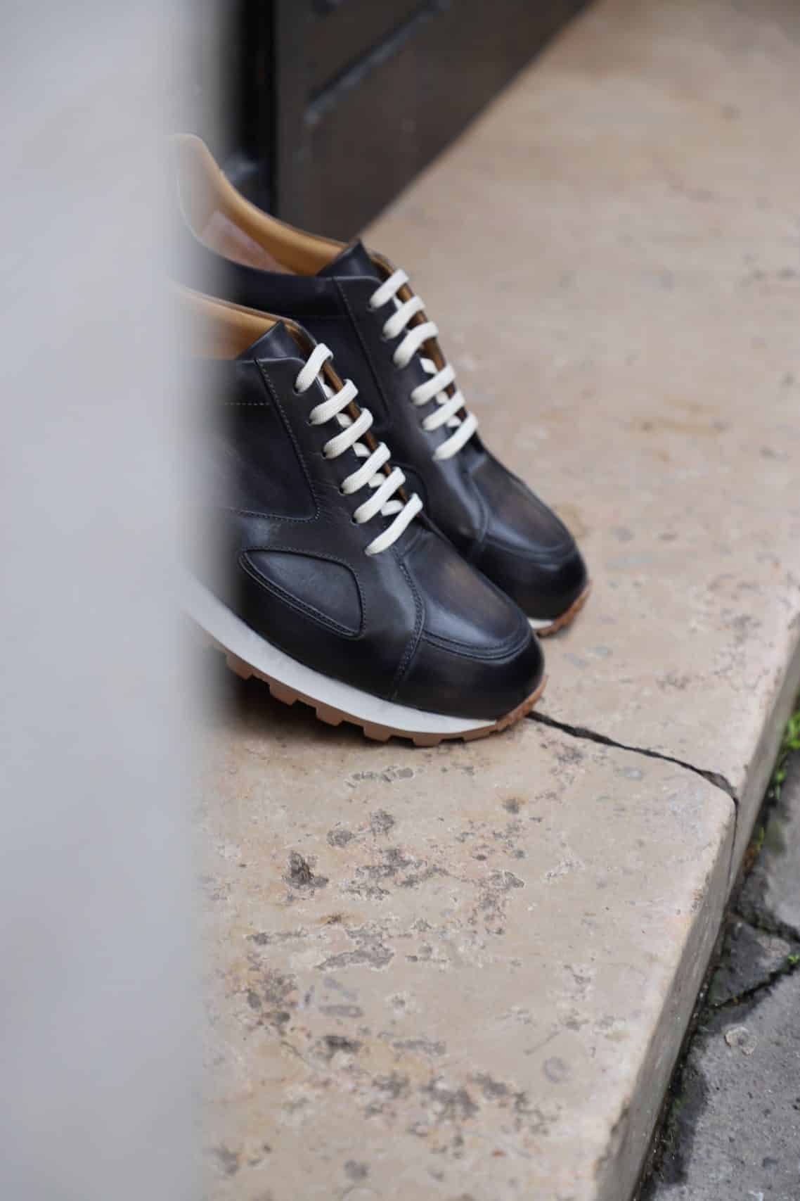 Malfroid Sneakers n°310 baskets cuir semelle caoutchouc
