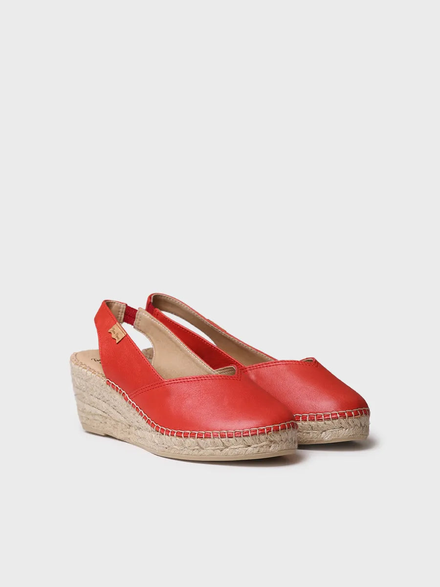 Toni Pons Termal espadrilles cuir compensées pied large