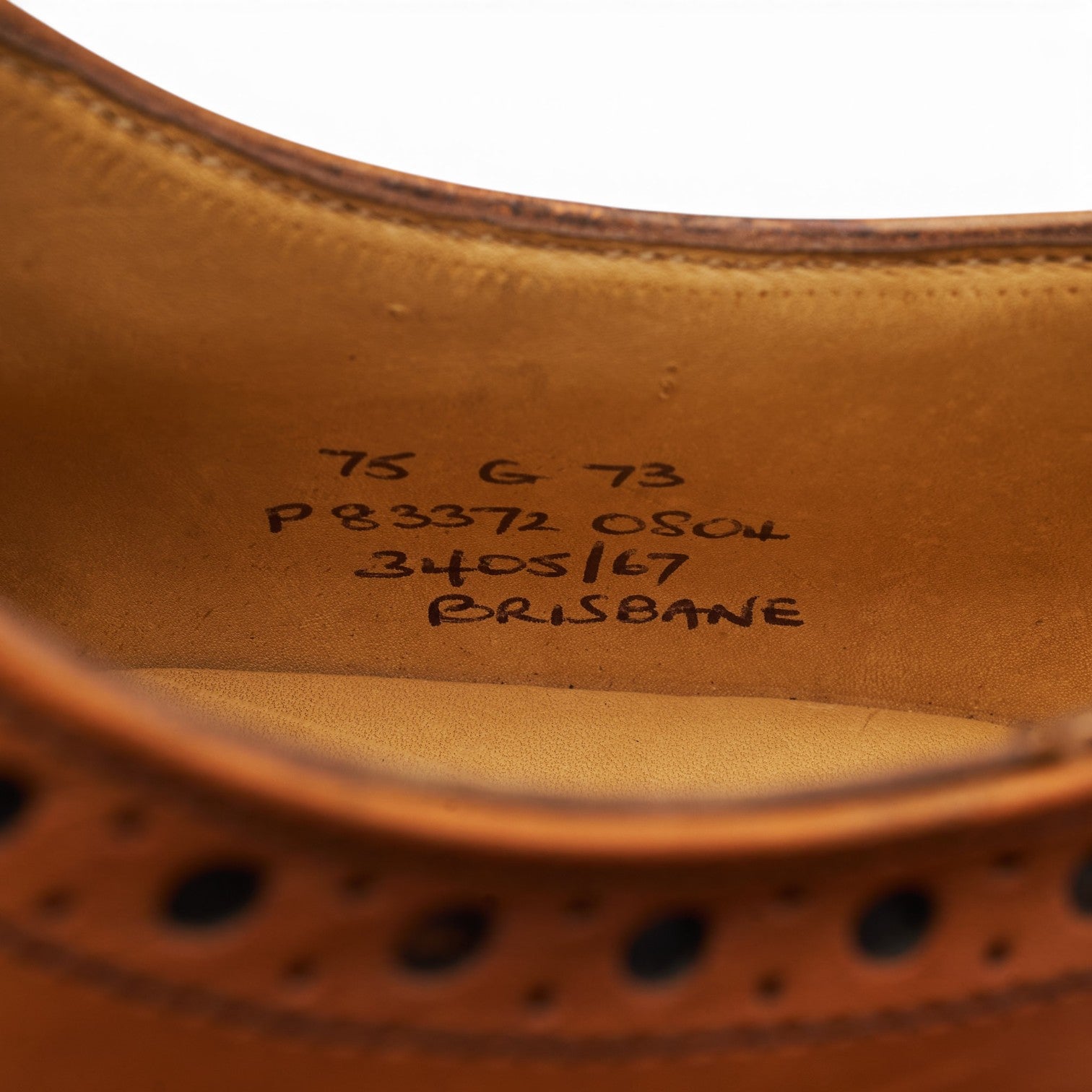 Church's Brisbane oxford brogues cuir marron pointure 7,5