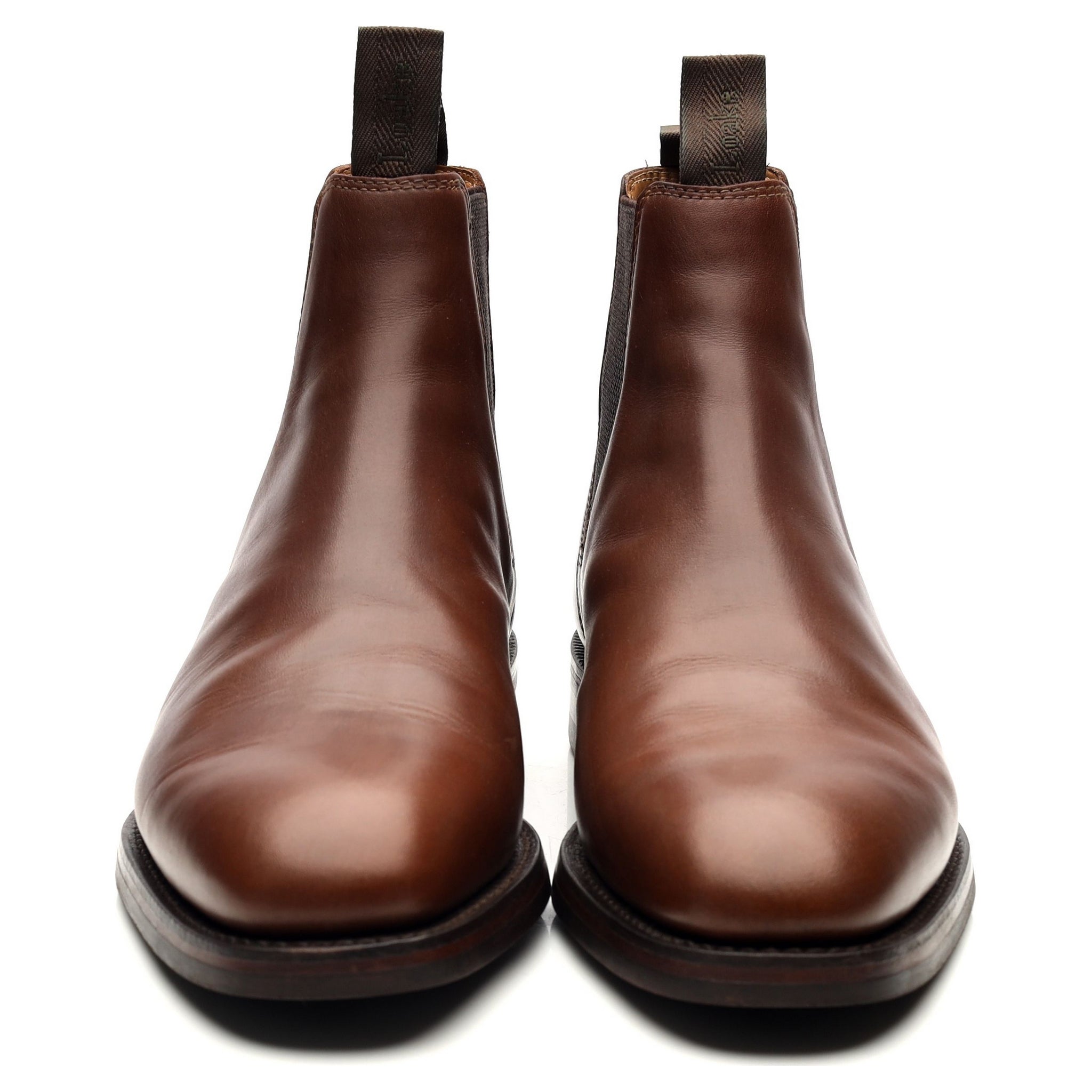 Loake 1880 Chatsworth bottines chelsea cuir marron UK 7