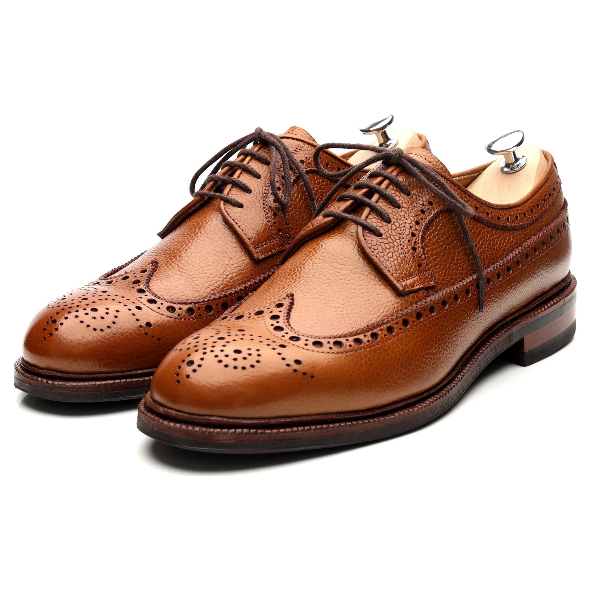 Meermin 101375 derbies cuir grain marron 8