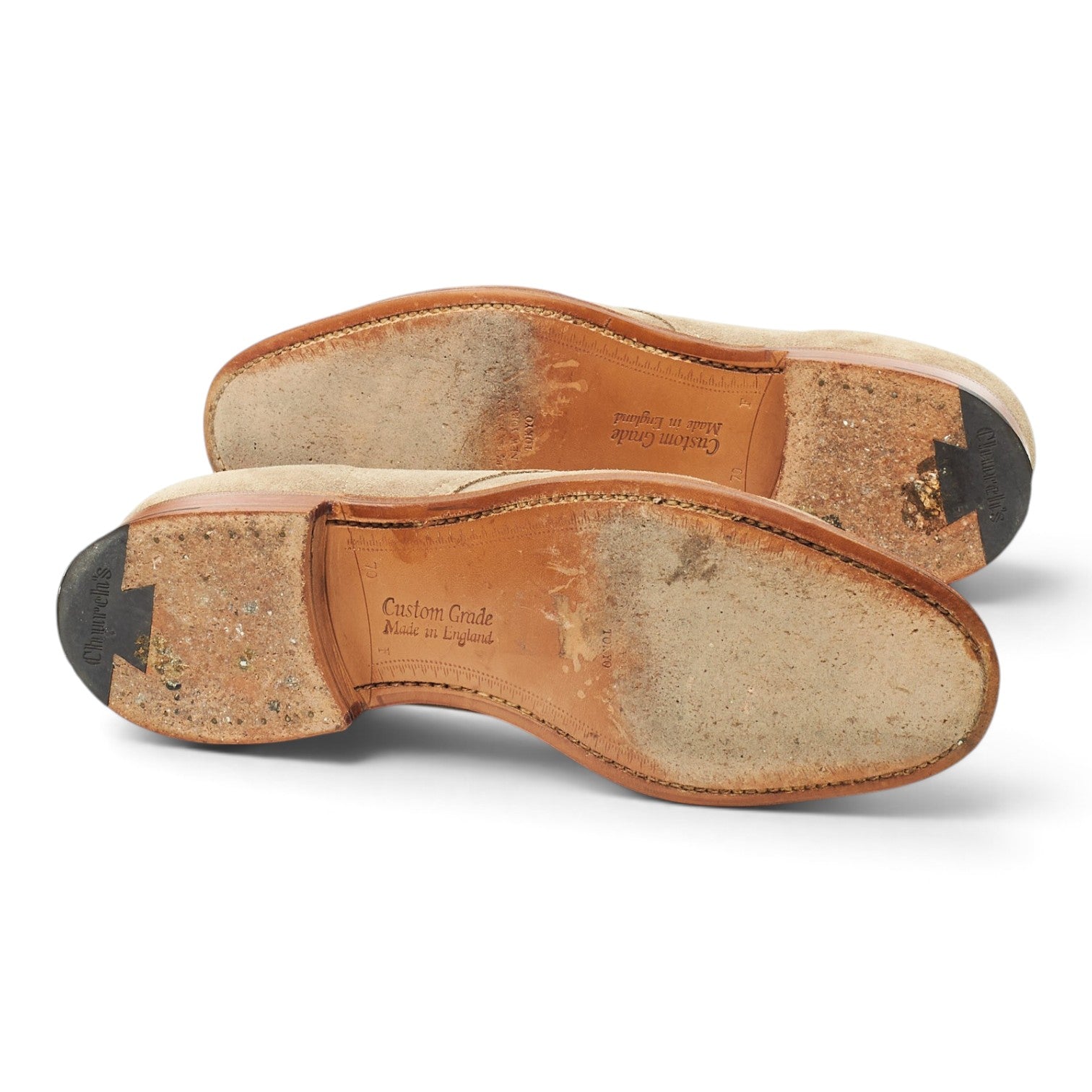 Church's Sahara Chukka Boots Suède Pierre UK 7