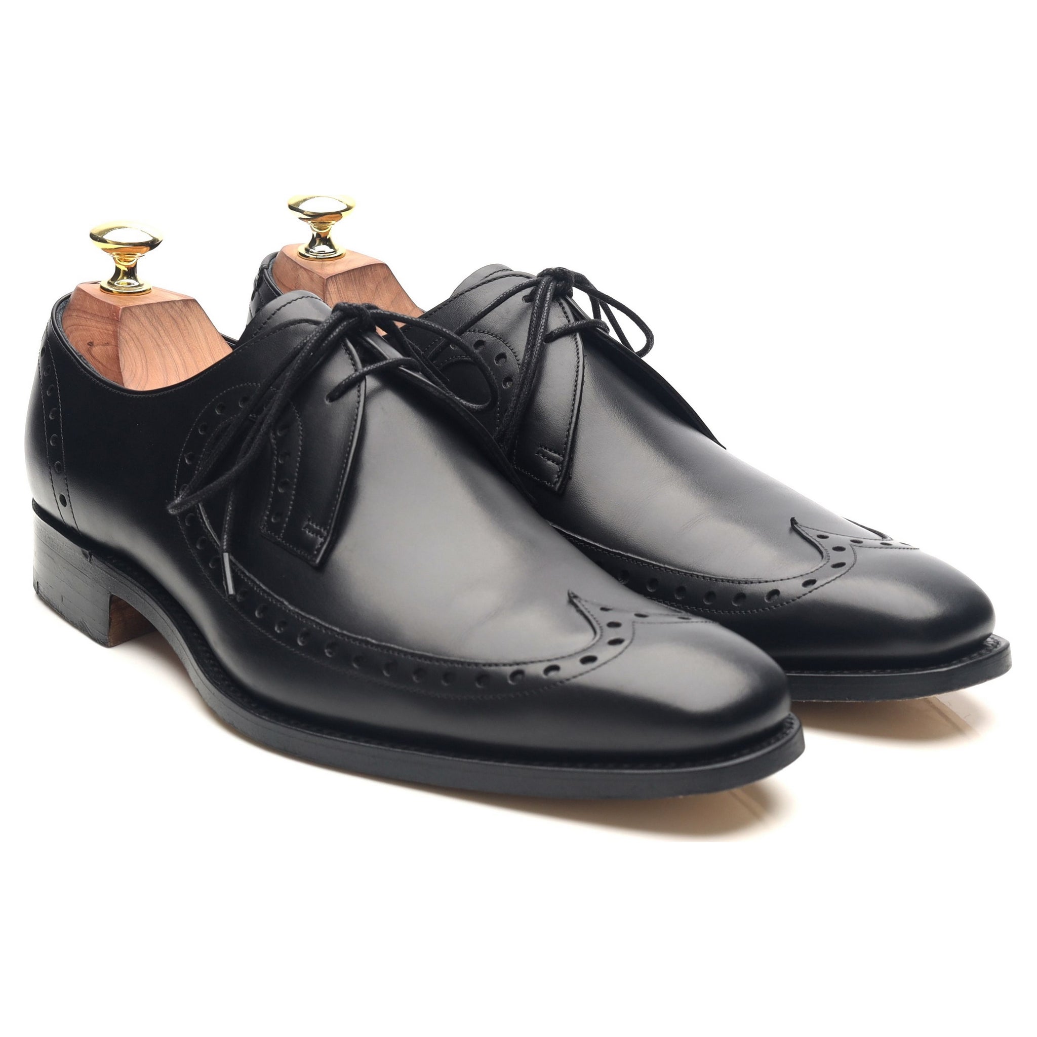 Barker Woody derby cuir noir 7.5 semelle cuir