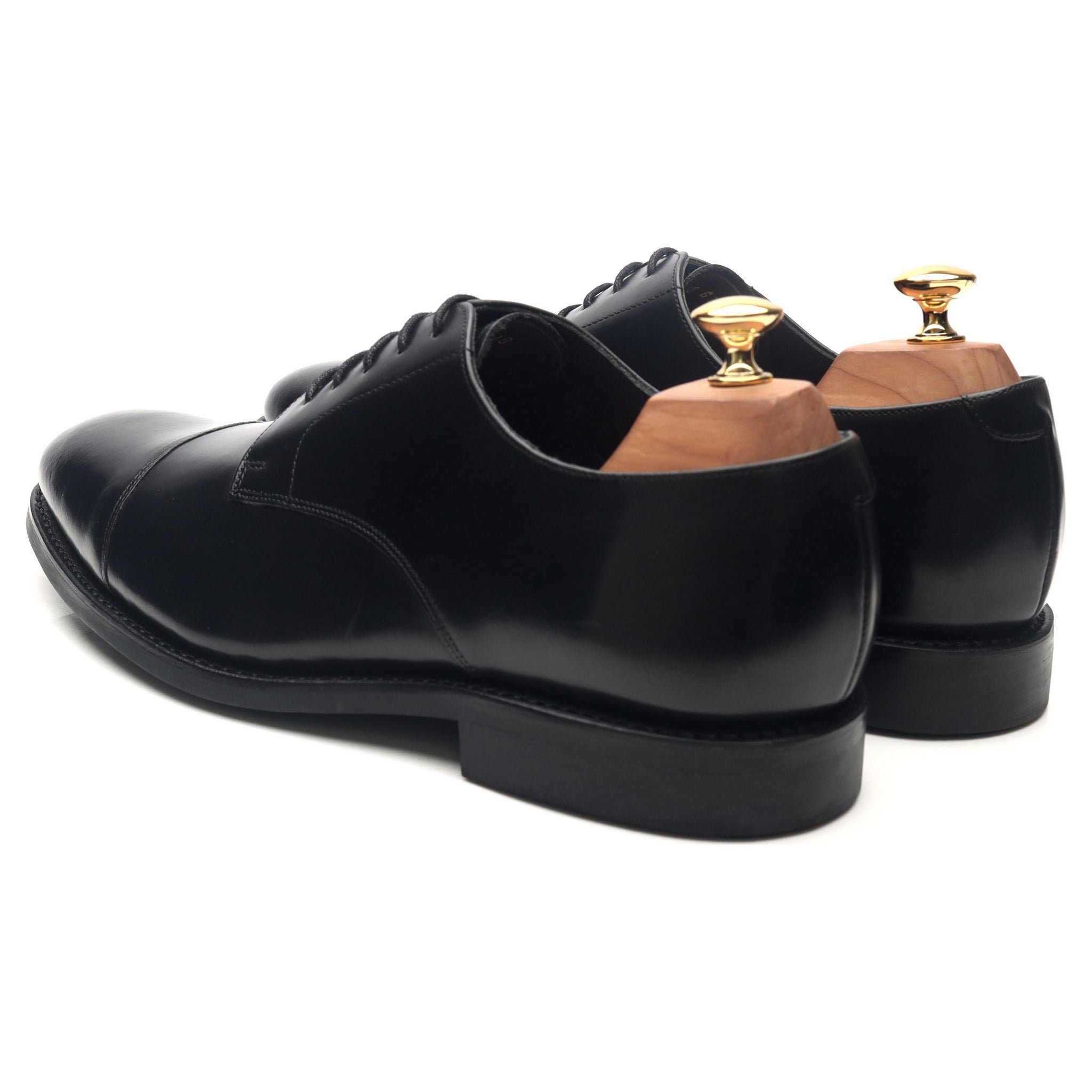 Barker derby cuir noir pointure UK 10 semelle Dainite