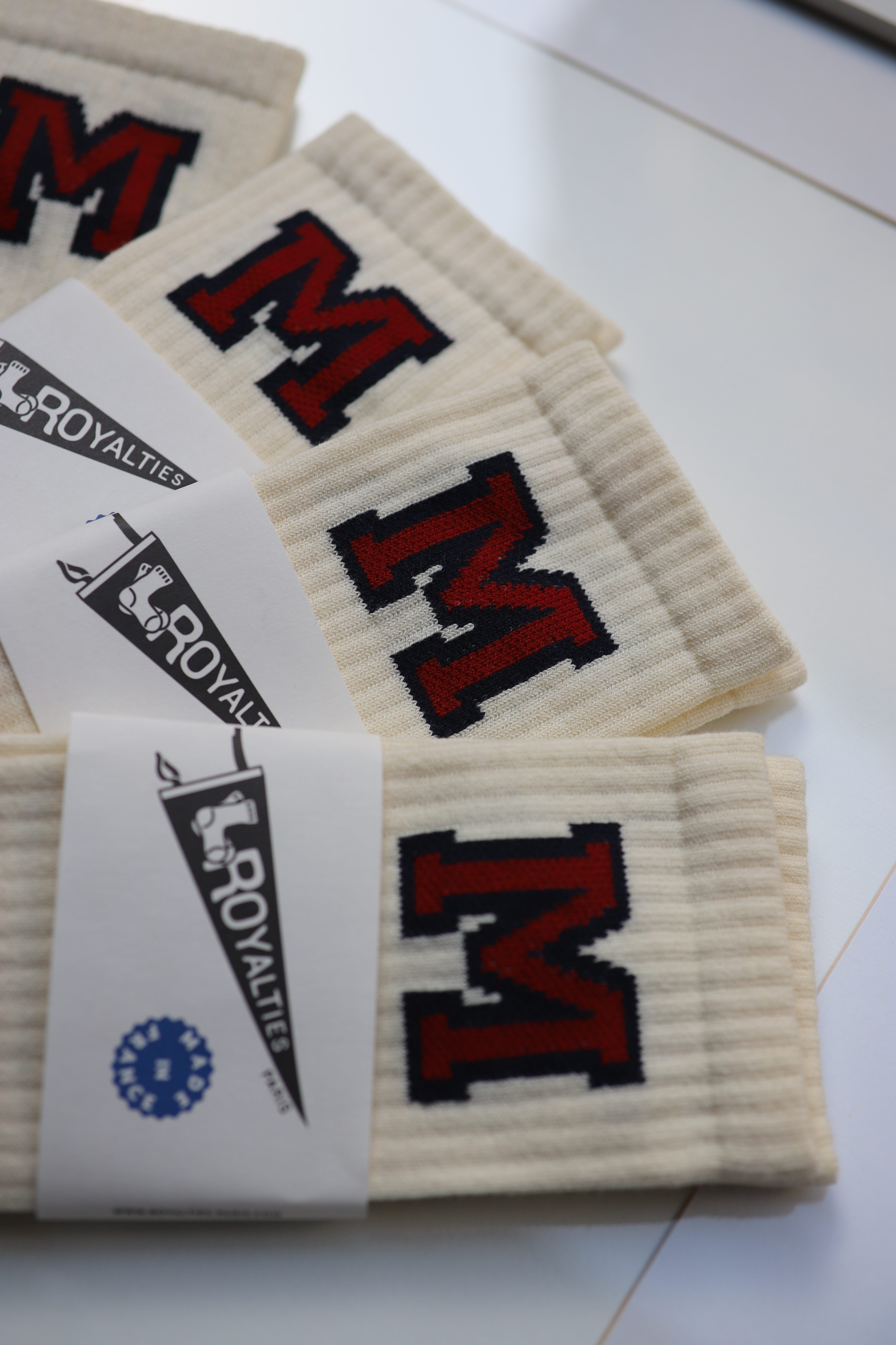 Malfroid Vintage M chaussettes coton ivoire