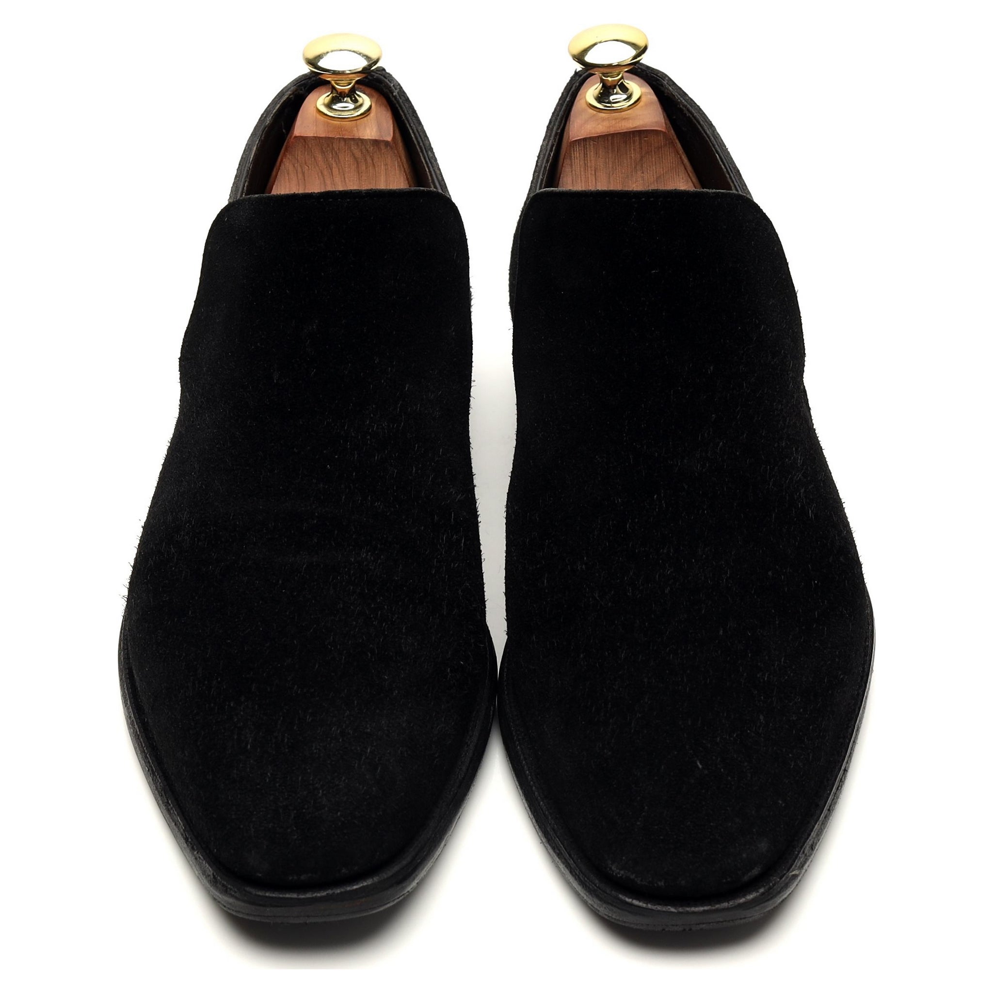 Crockett & Jones Kempton boots daim noir UK 7