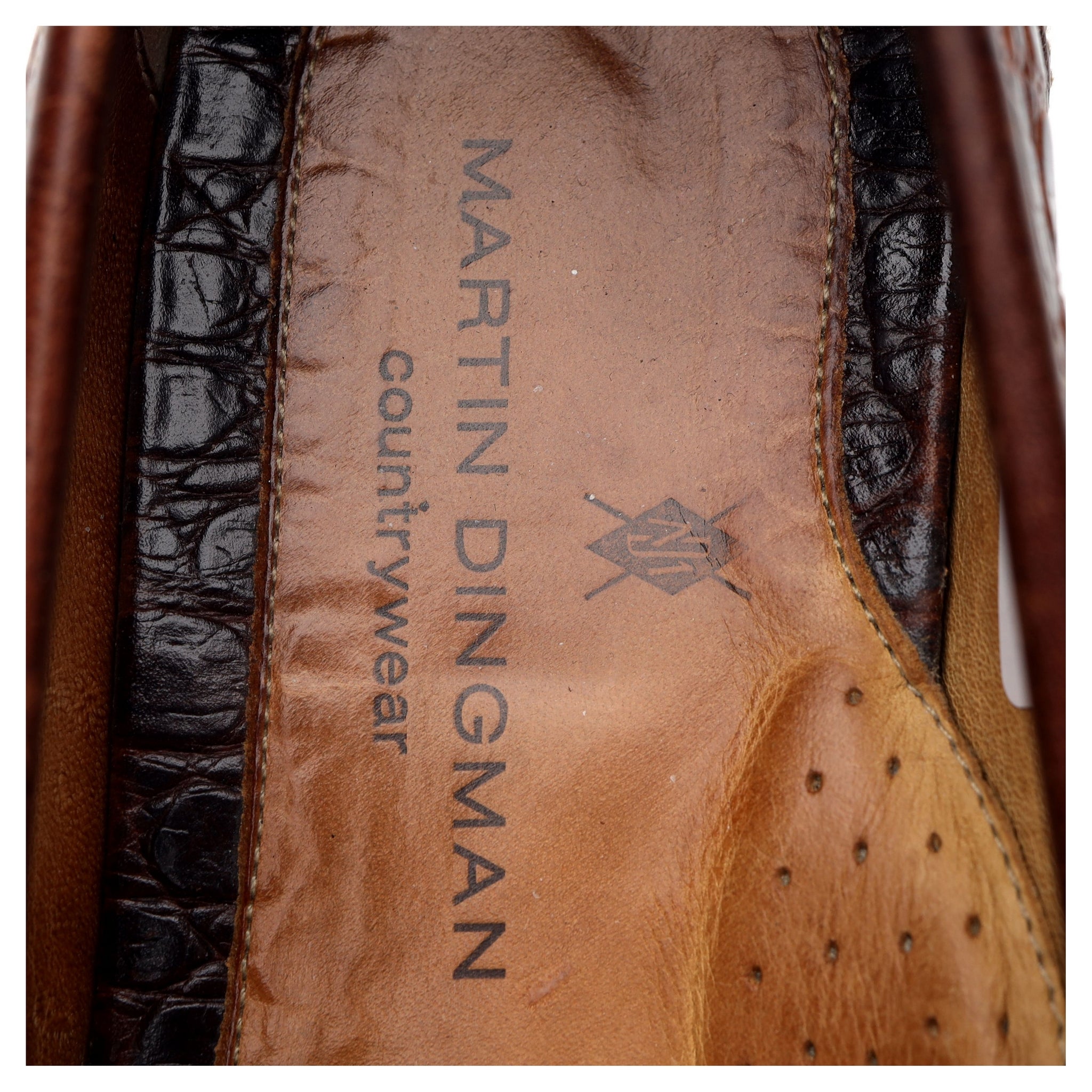 Martin Dingman Saxon mocassin cuir marron 9.5 UK