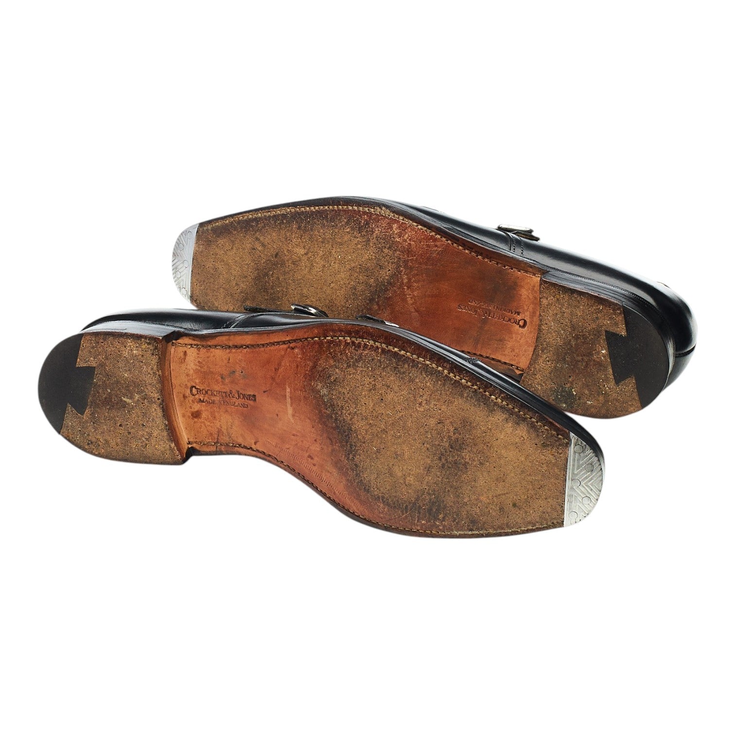 Crockett & Jones Lowndes monk cuir noir 6 UK