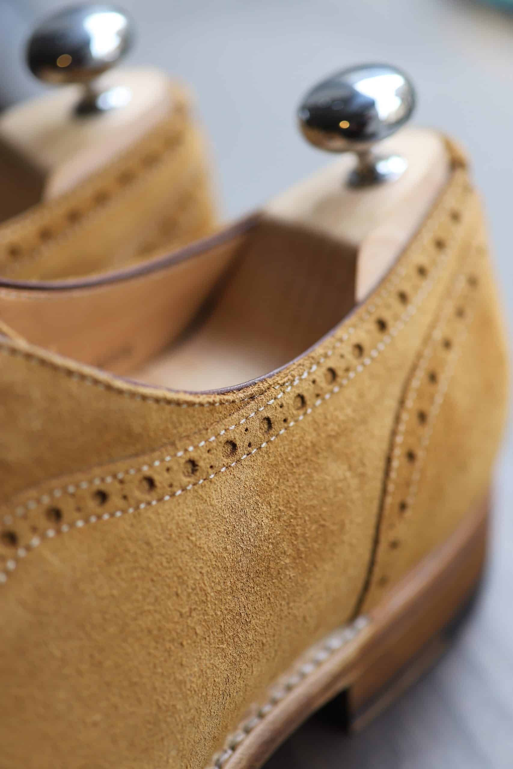 Malfroid Rosewood Cooper oxford daim perforé