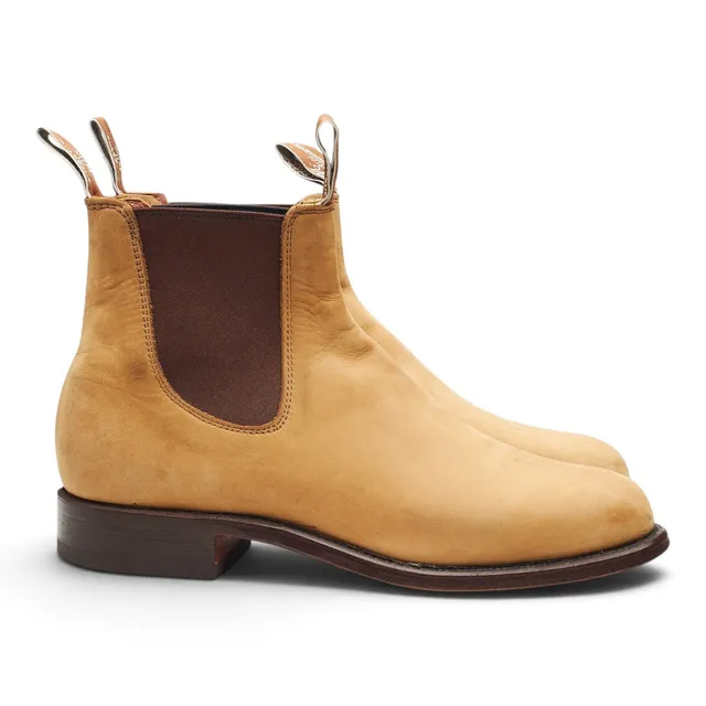 R.M. Williams Turnout chelsea boots nubuck sable UK 7,5