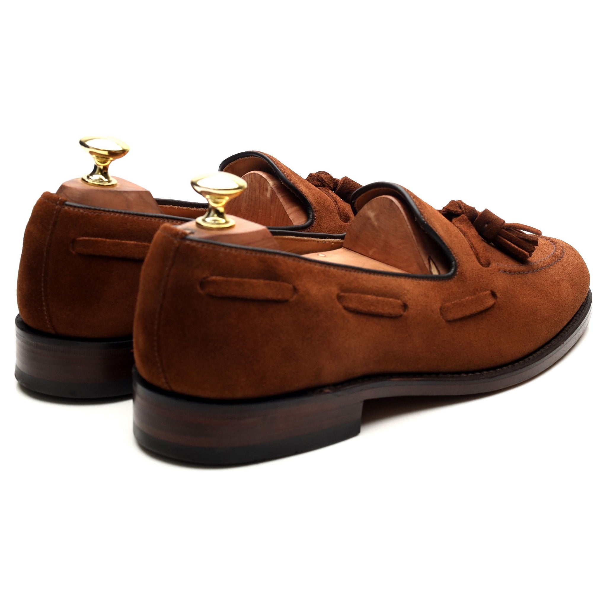 Loake Lincoln mocassins daim marron UK 7.5