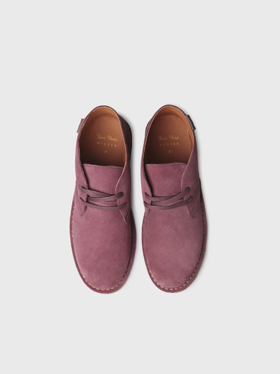 Toni Pons Ivette-SY bottines daim lacets semelle 2,5 cm