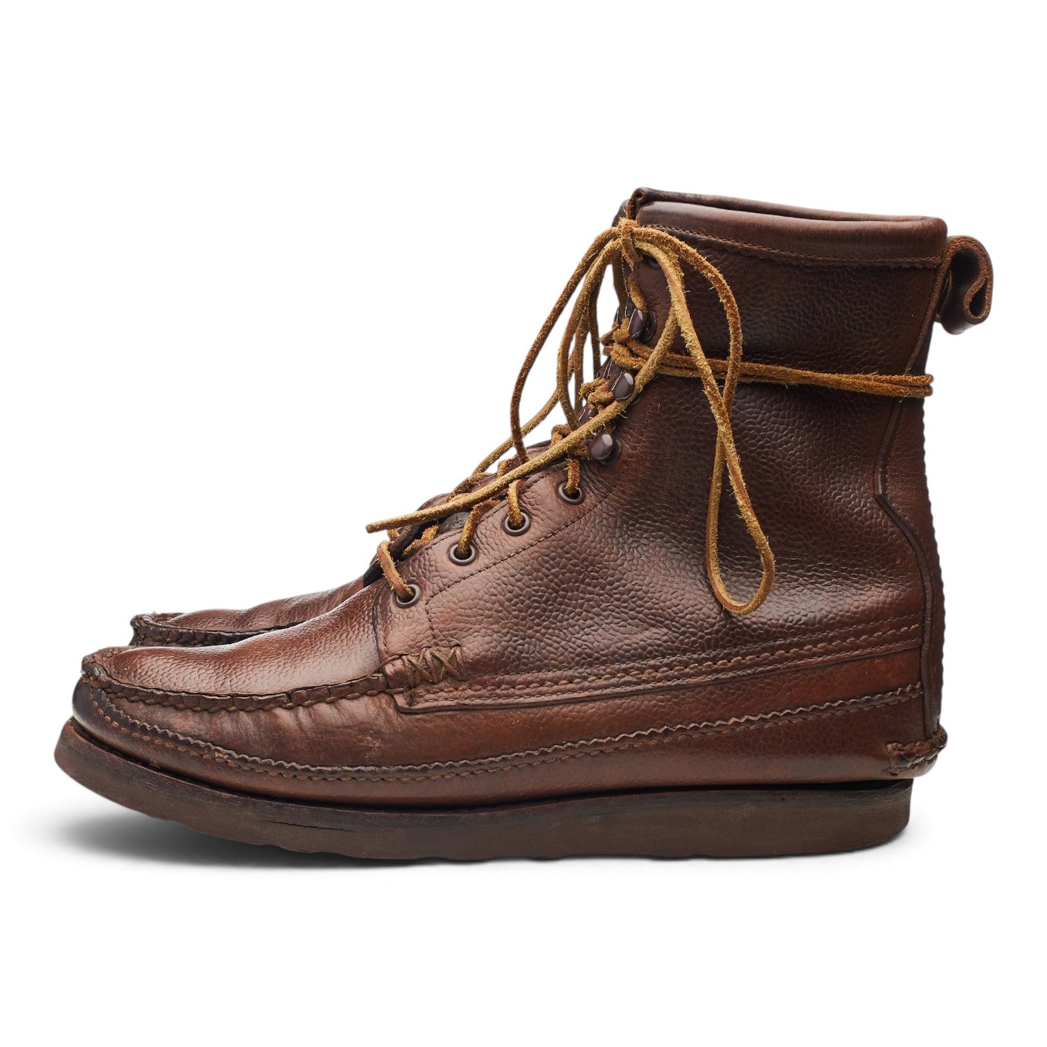 Yuketen Maine Guide bottes cuir marron UK 11