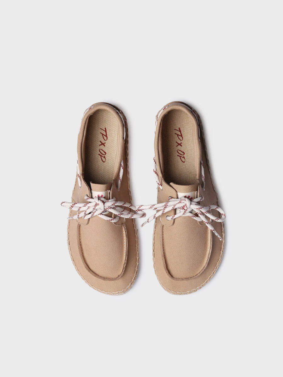 Toni Pons 026 Jute espadrille barefoot cuir lacets