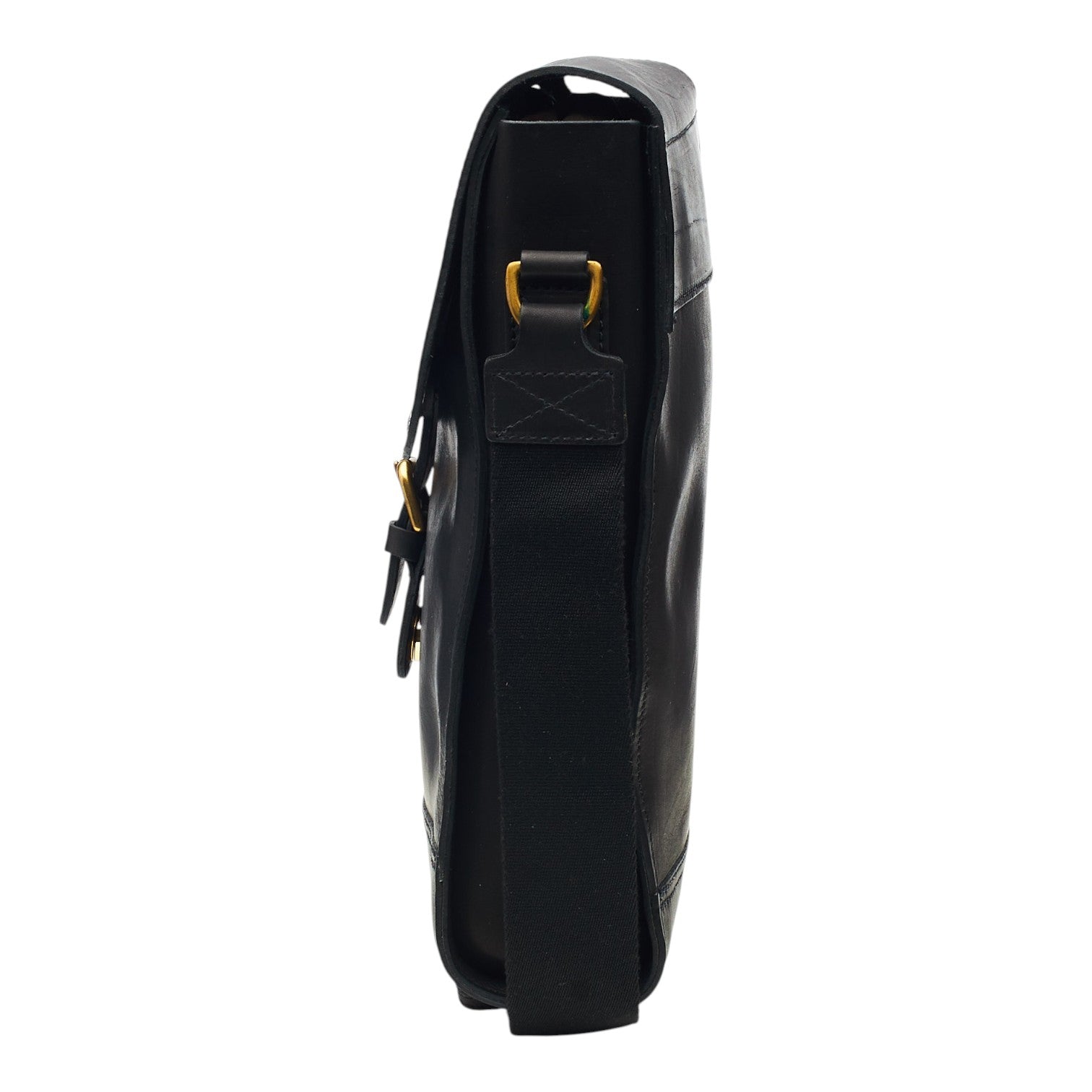 Tricker's sac messager cuir noir 20,5 cm