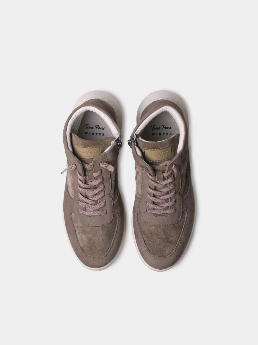 Toni Pons Panama bottine sneaker cuir suède zip