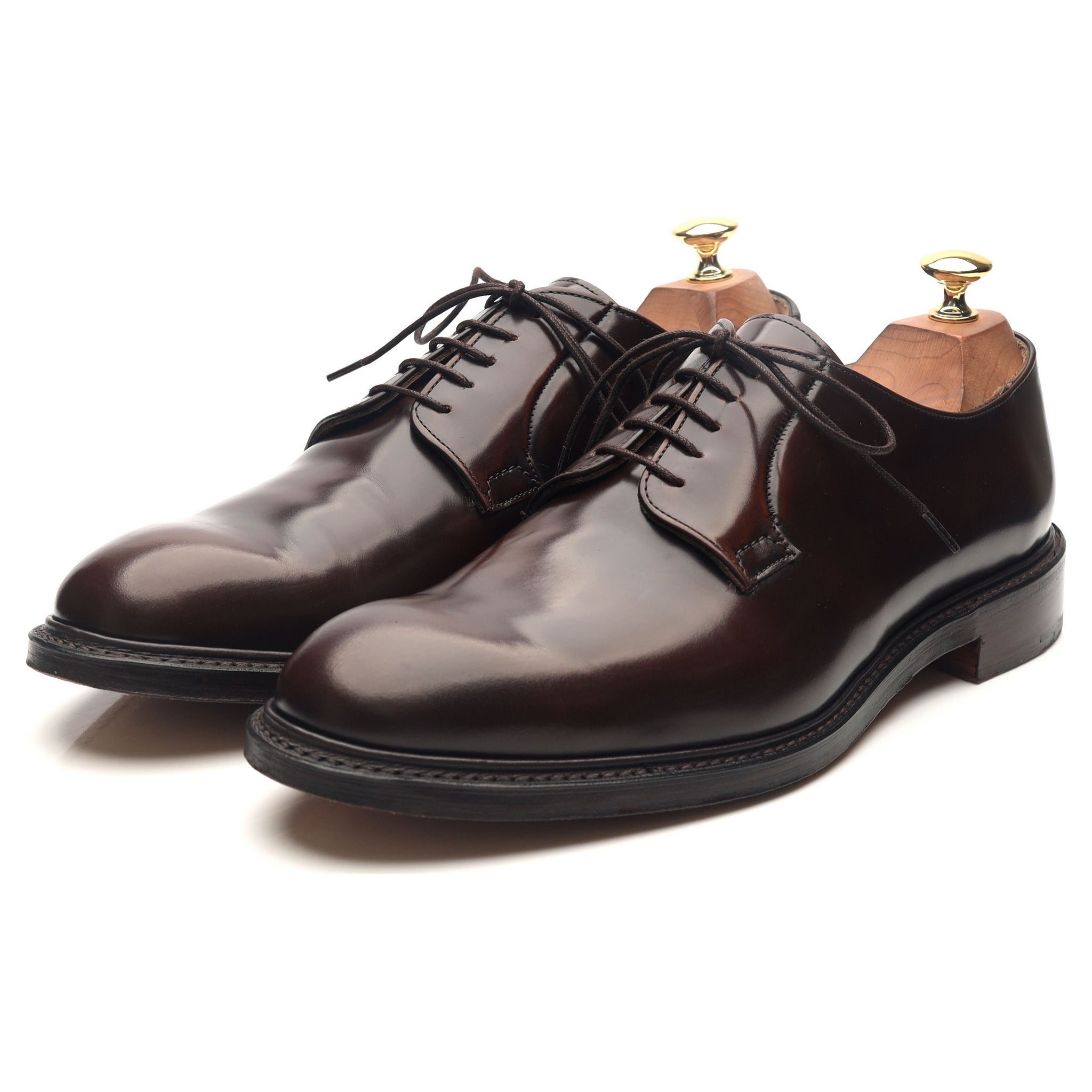 Cheaney Charles derby cuir foncé marron UK 9.5 F