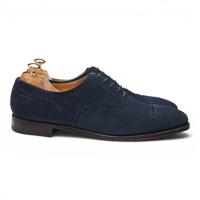 Crockett & Jones Westfield richelieu daim bleu 10,5 UK