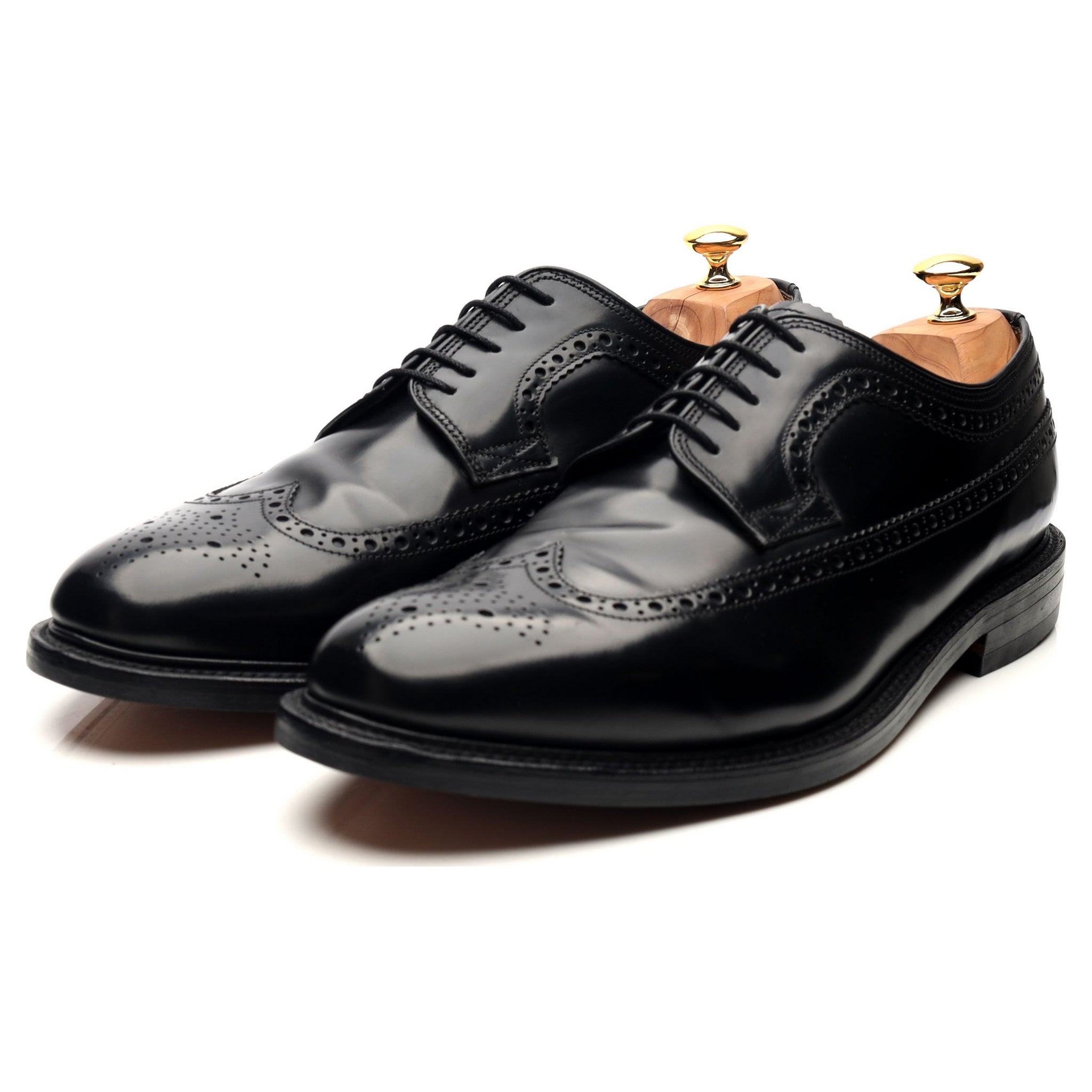 Loake Royal Brogue derby cuir noir pointure 12