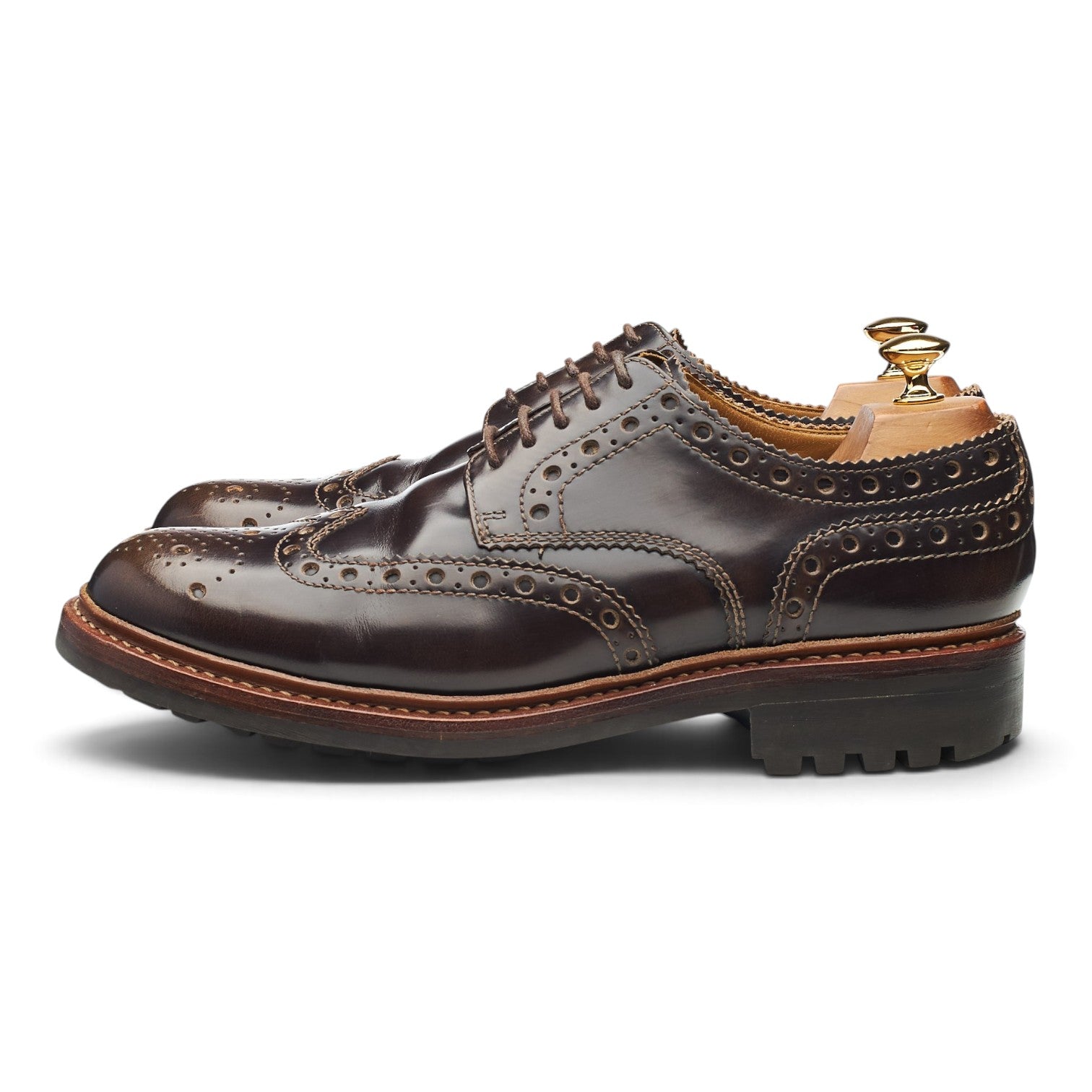 Grenson Archie derbies cuir marron pointure UK 9,5