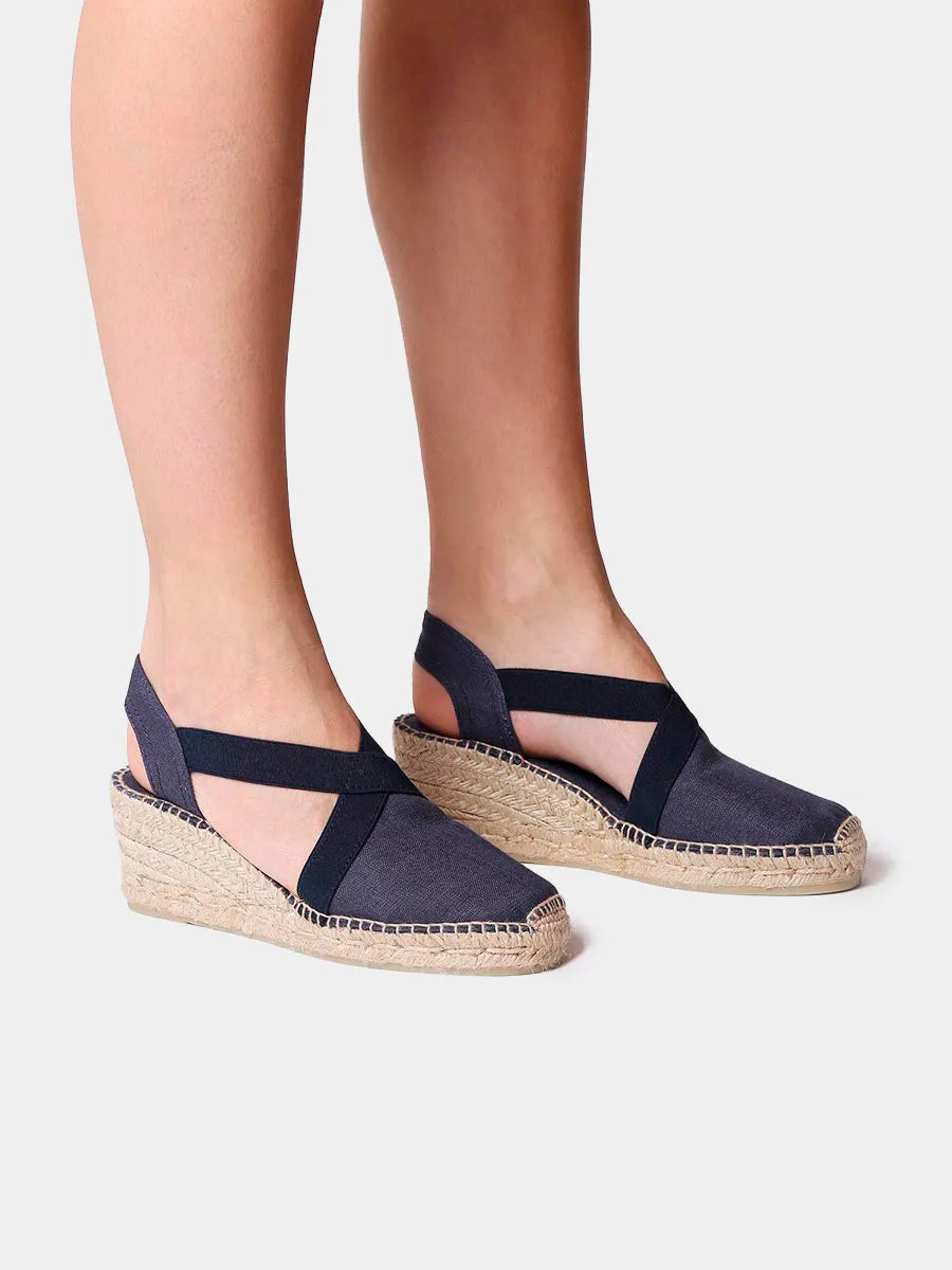 Toni Pons Ter espadrilles compensées lin vegan 6 cm