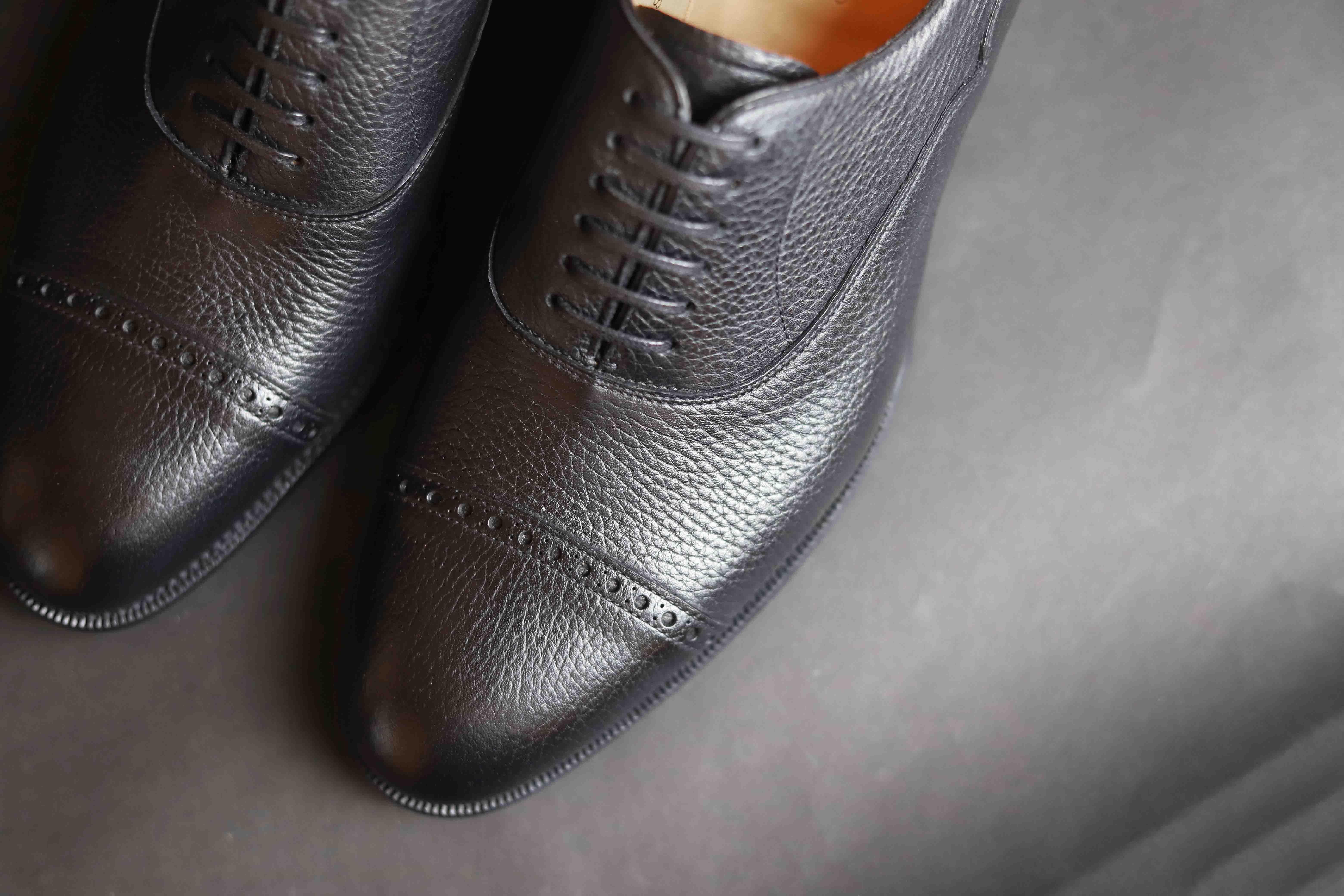 Malfroid Astoria richelieu cuir grainé cousu Goodyear