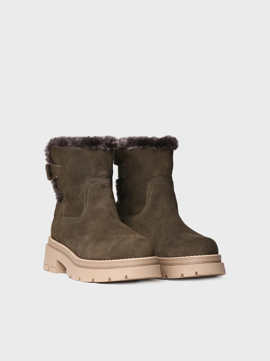 Toni Pons Misury-SY bottine daim femme velcro talon 5 cm