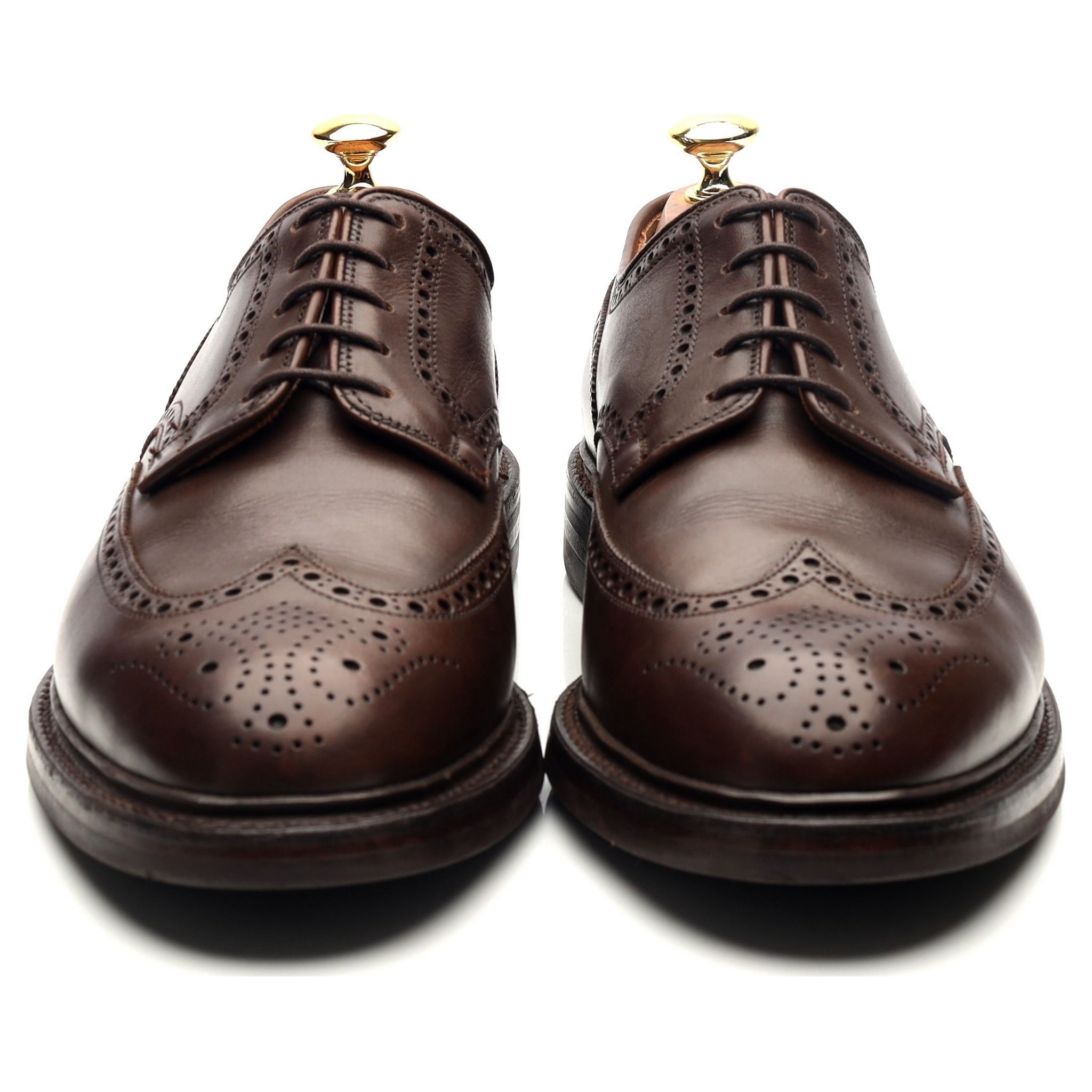 Crockett & Jones Pembroke derby cuir marron 42,5 gomme