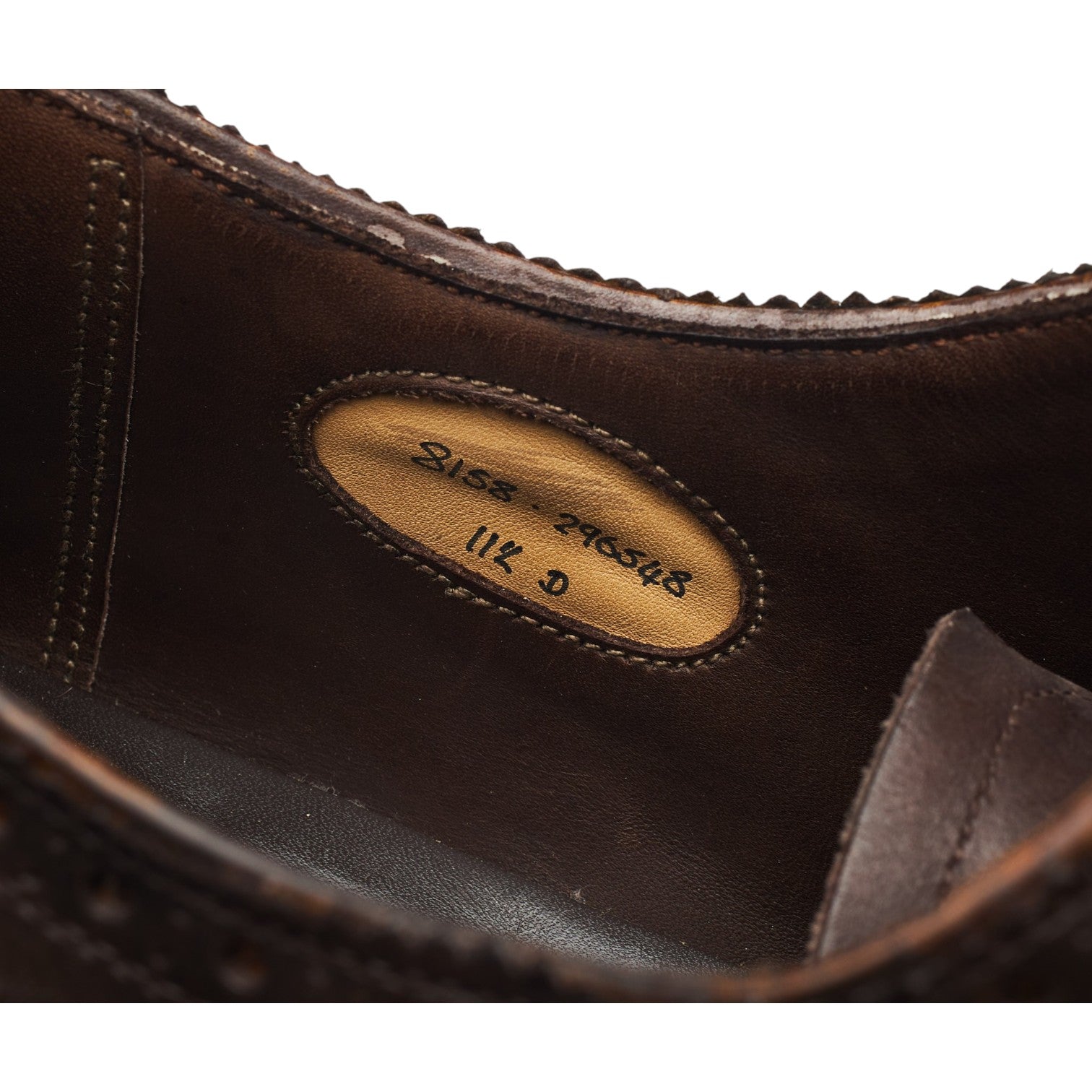 Grenson Masterpiece richelieu cuir marron foncé UK 10,5