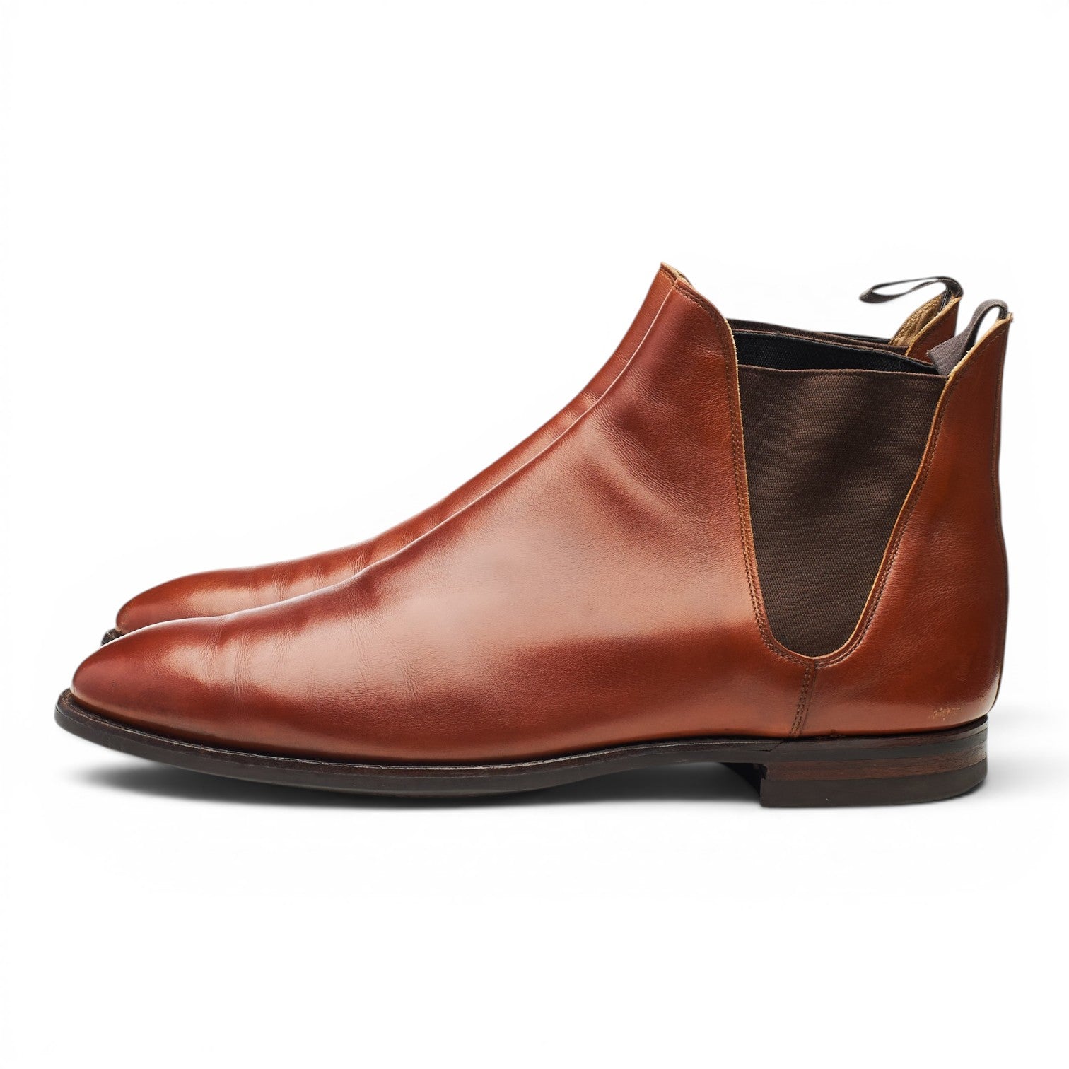 Crockett & Jones Chelsea 8 boots cuir marron UK 9