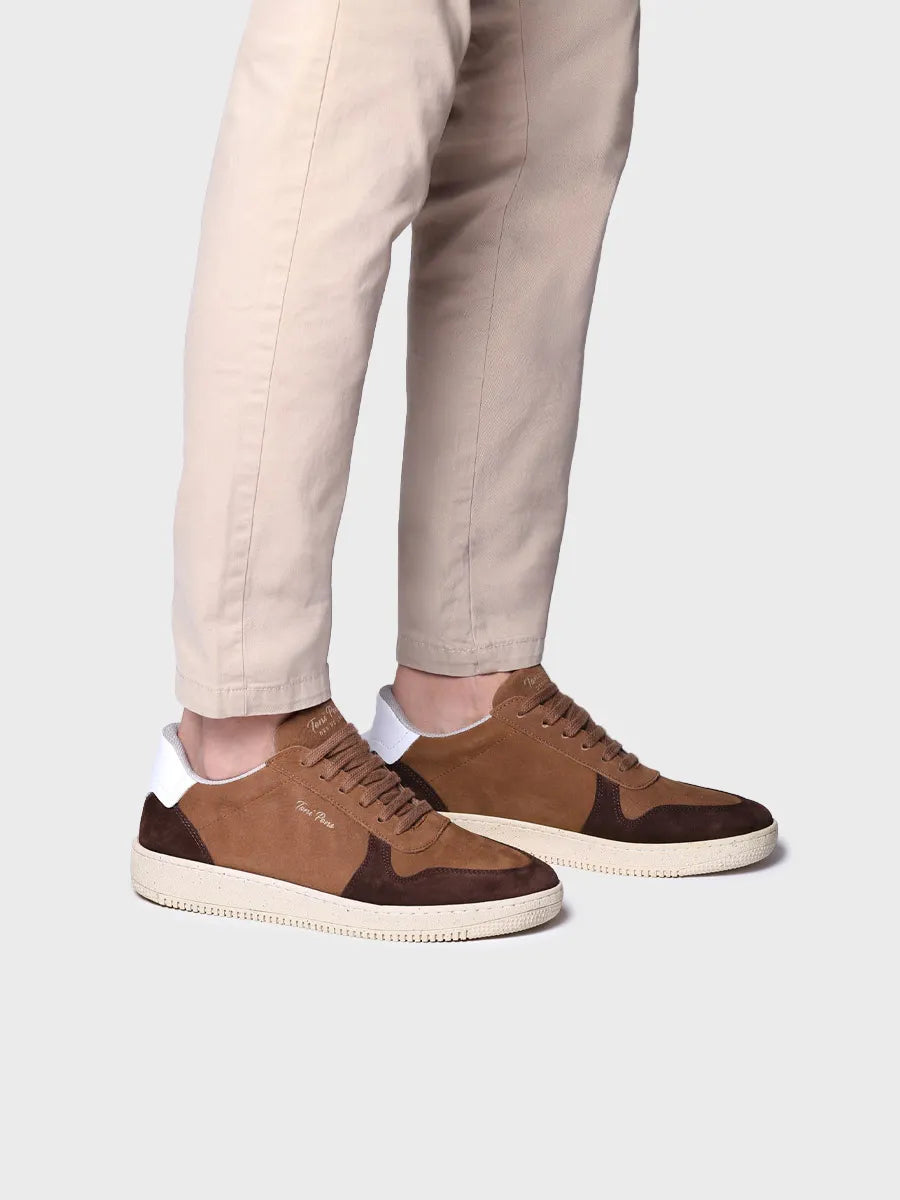 Toni Pons Dublin baskets homme daim camel