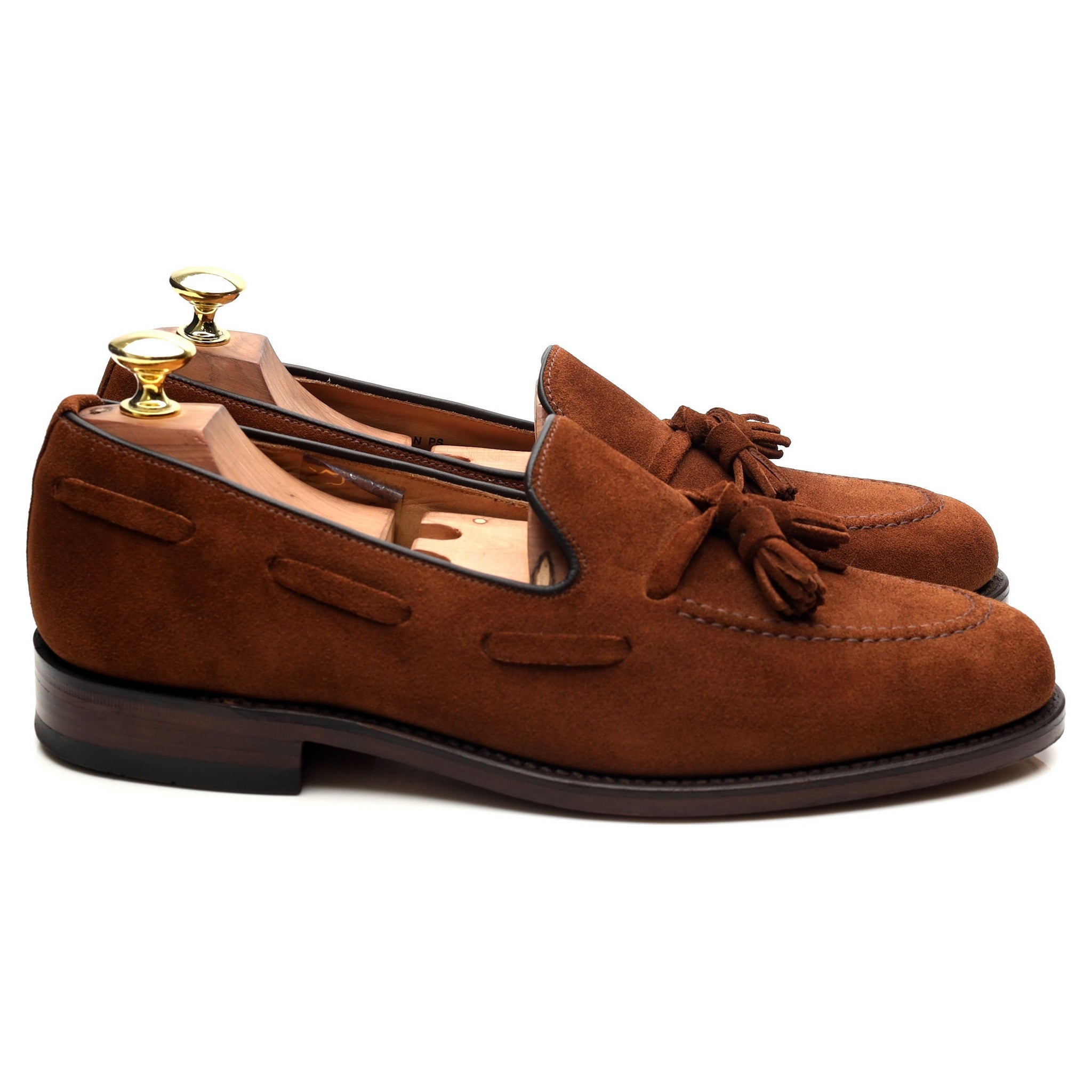 Loake Lincoln mocassins daim marron UK 7.5