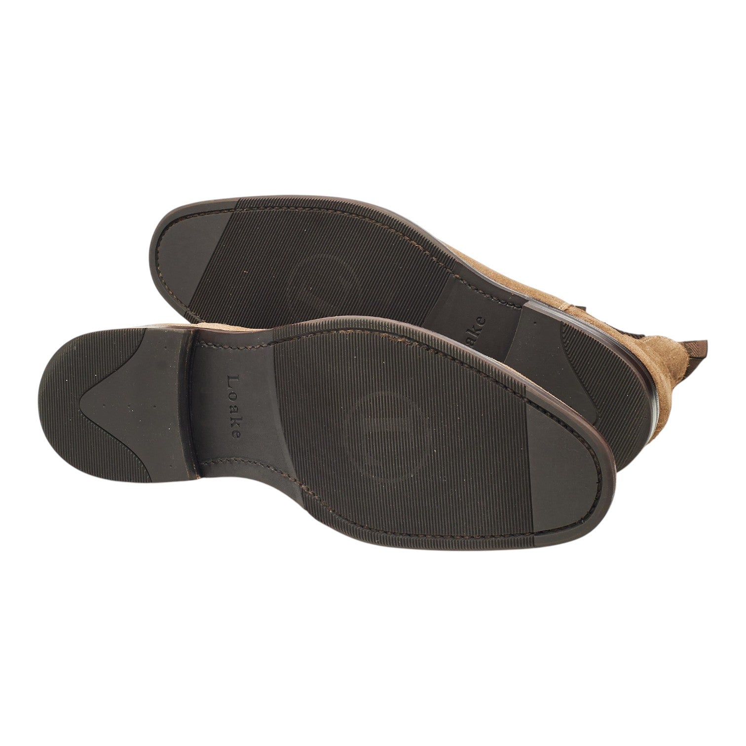 Loake 1880 Emsworth bottines chelsea suède marron UK 8