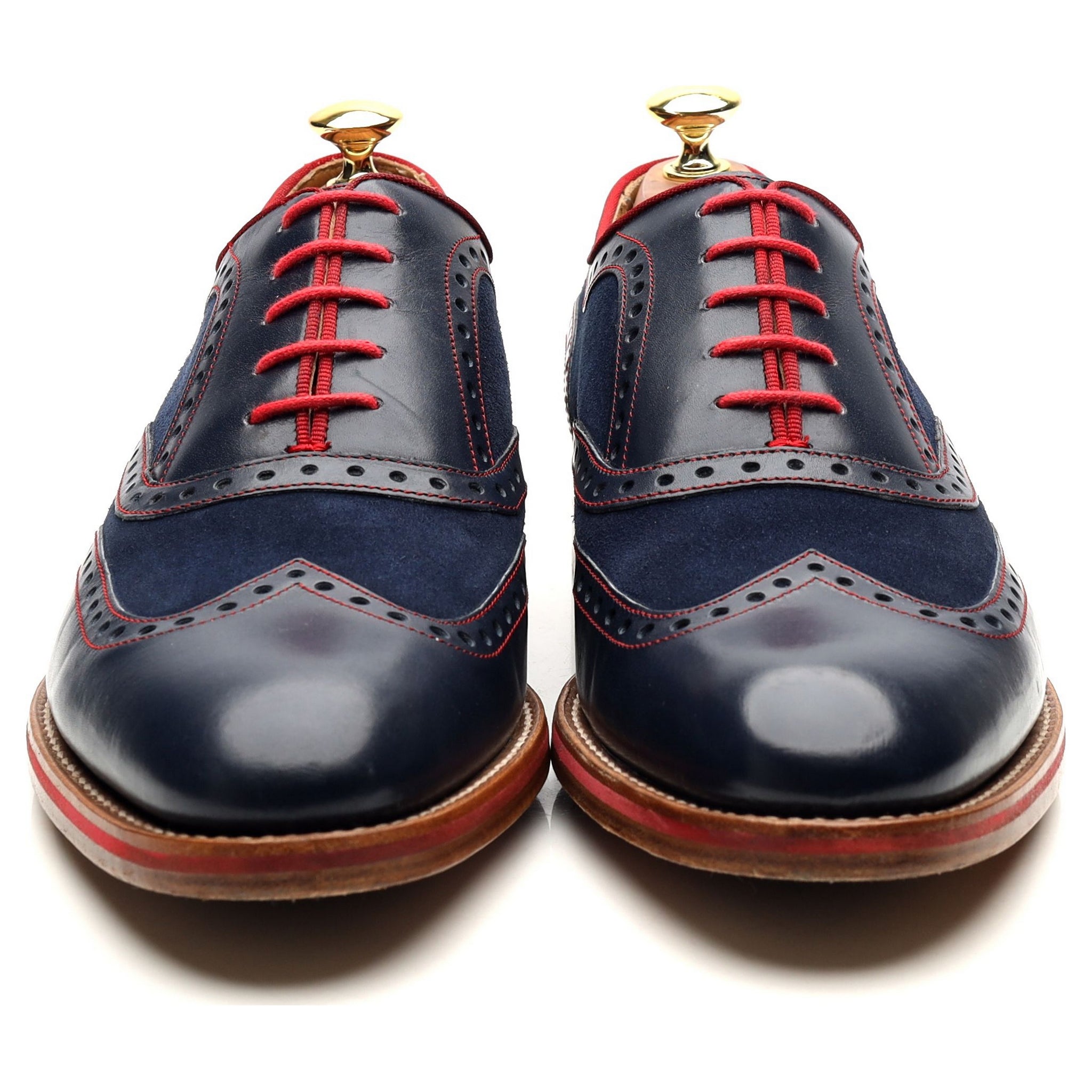 Herring Hathaway brogues bleu UK 8 cuir