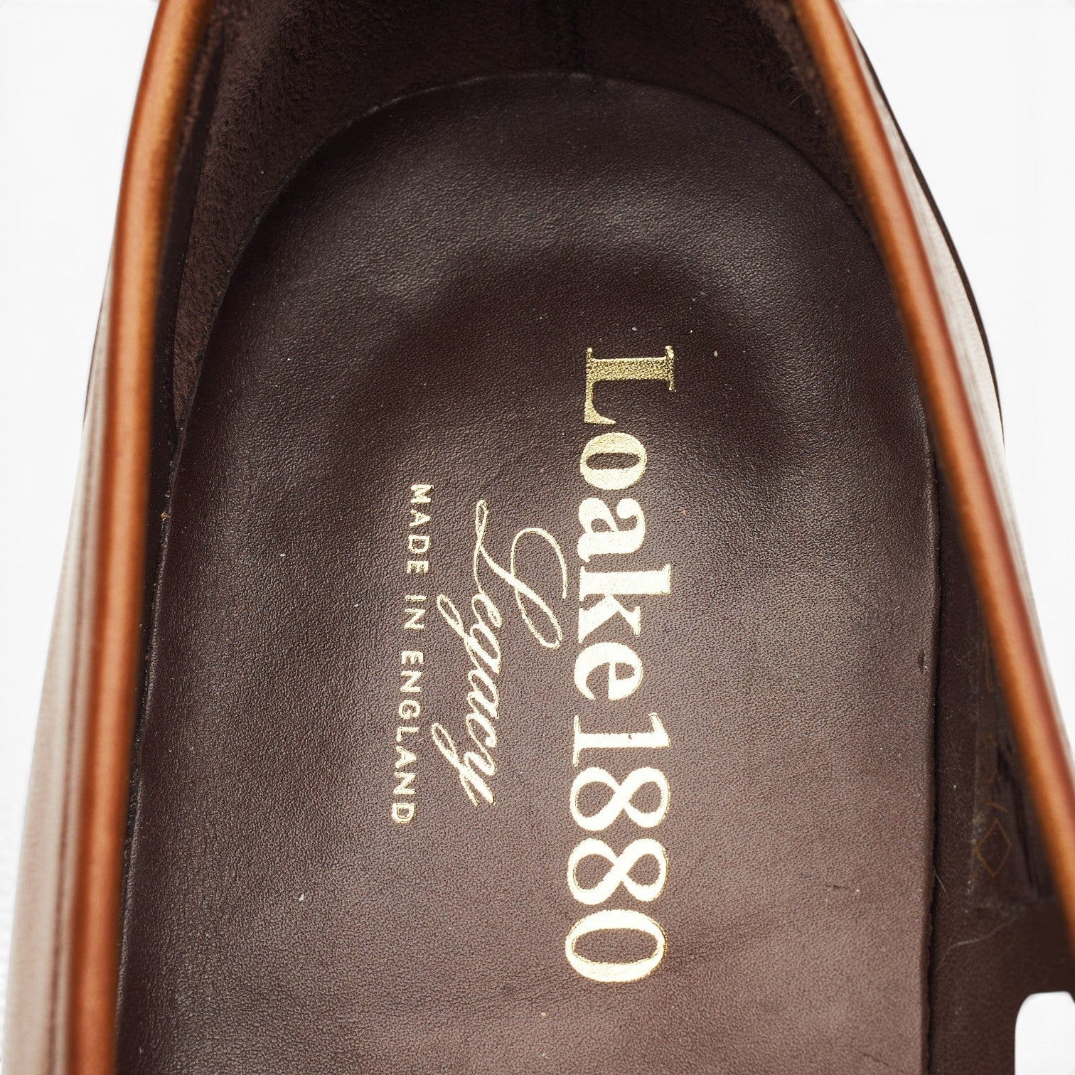 Loake 1880 Anson mocassins cuir marron UK 8.5