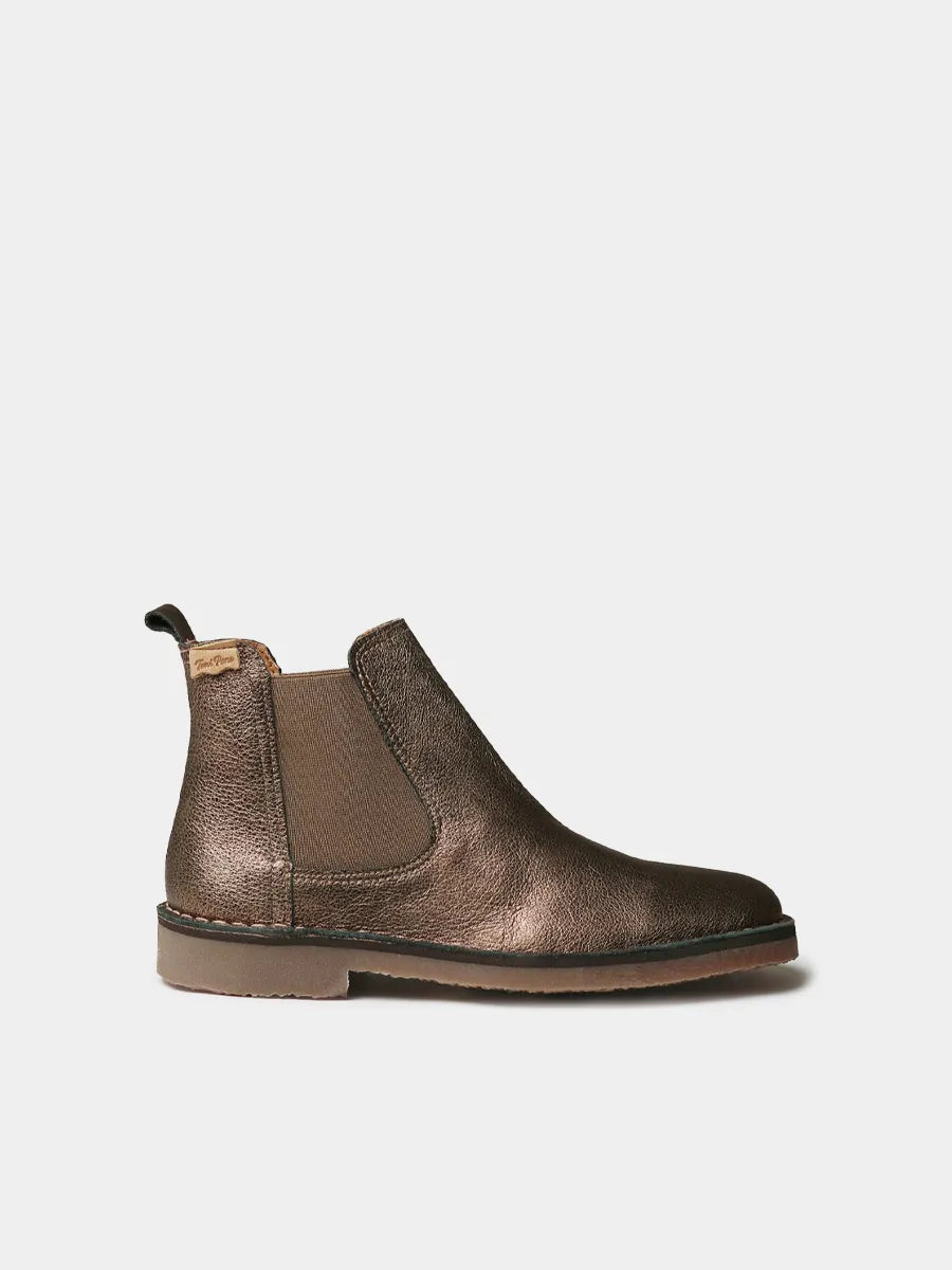 Toni Pons Isa-AT bottines femme cuir métallisé