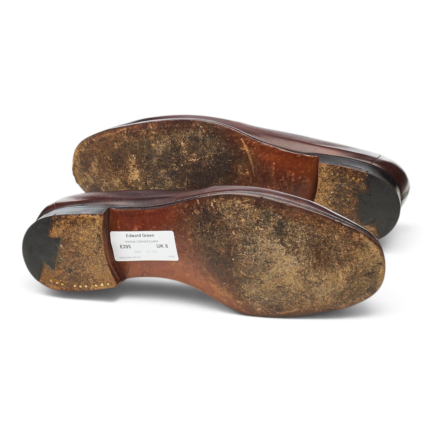 Wildsmith Harrow mocassins cuir marron foncé UK 8